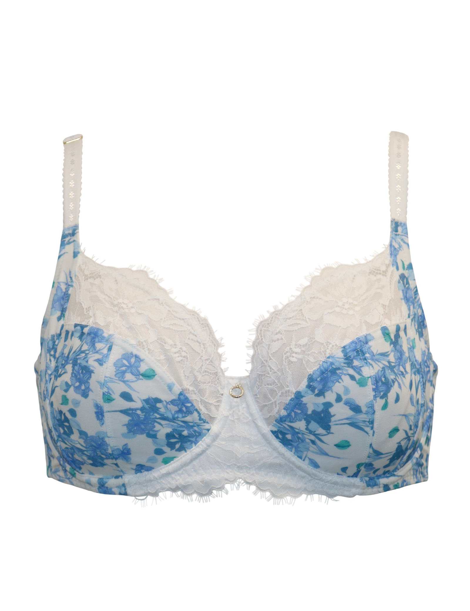 Bliss Floral Wired Side Support Full Cup Bra (D-J) - image 1