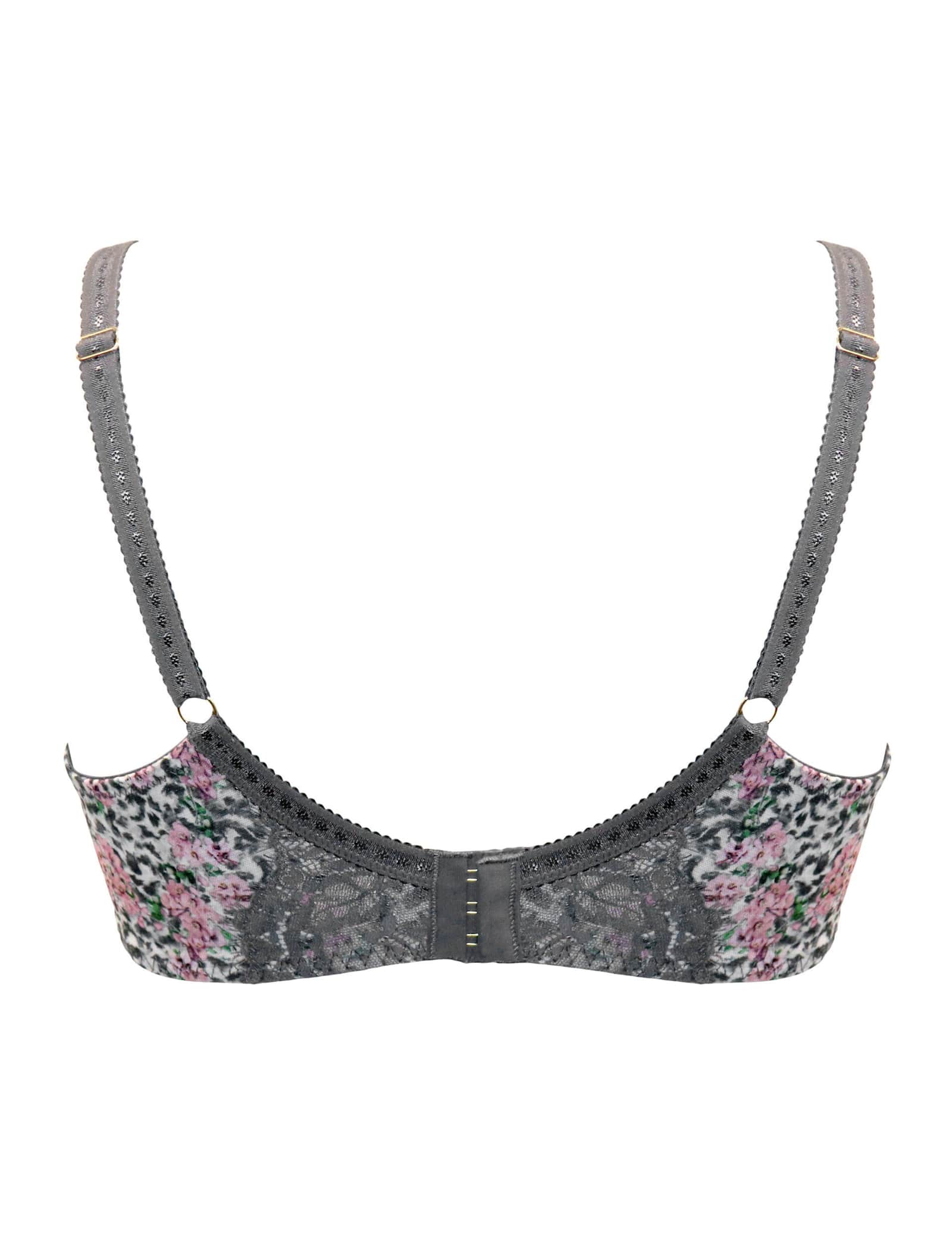 Bliss Floral Wired Side Support Full Cup Bra (D-J) - image 5