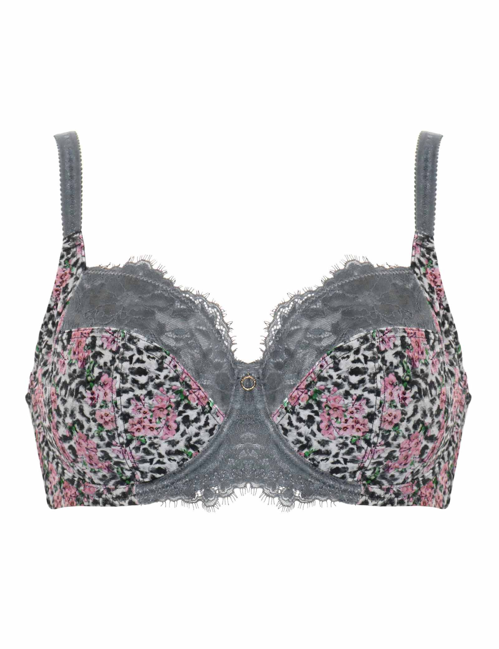 Bliss Floral Wired Side Support Full Cup Bra (D-J) - image 2