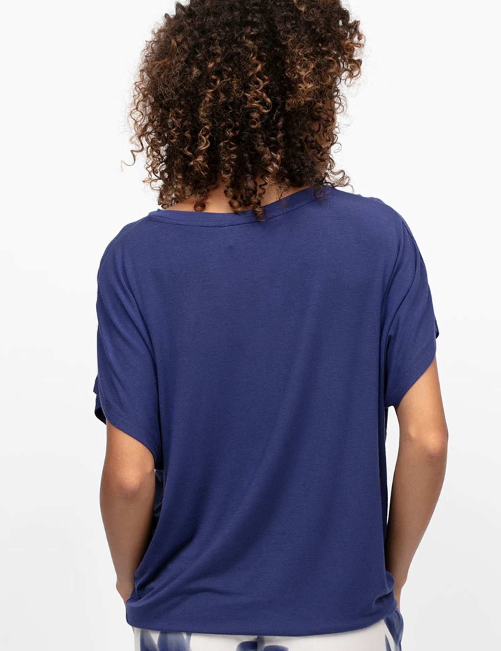 Modal Rich Jersey Cuffed Hem Pyjama Top - image 3