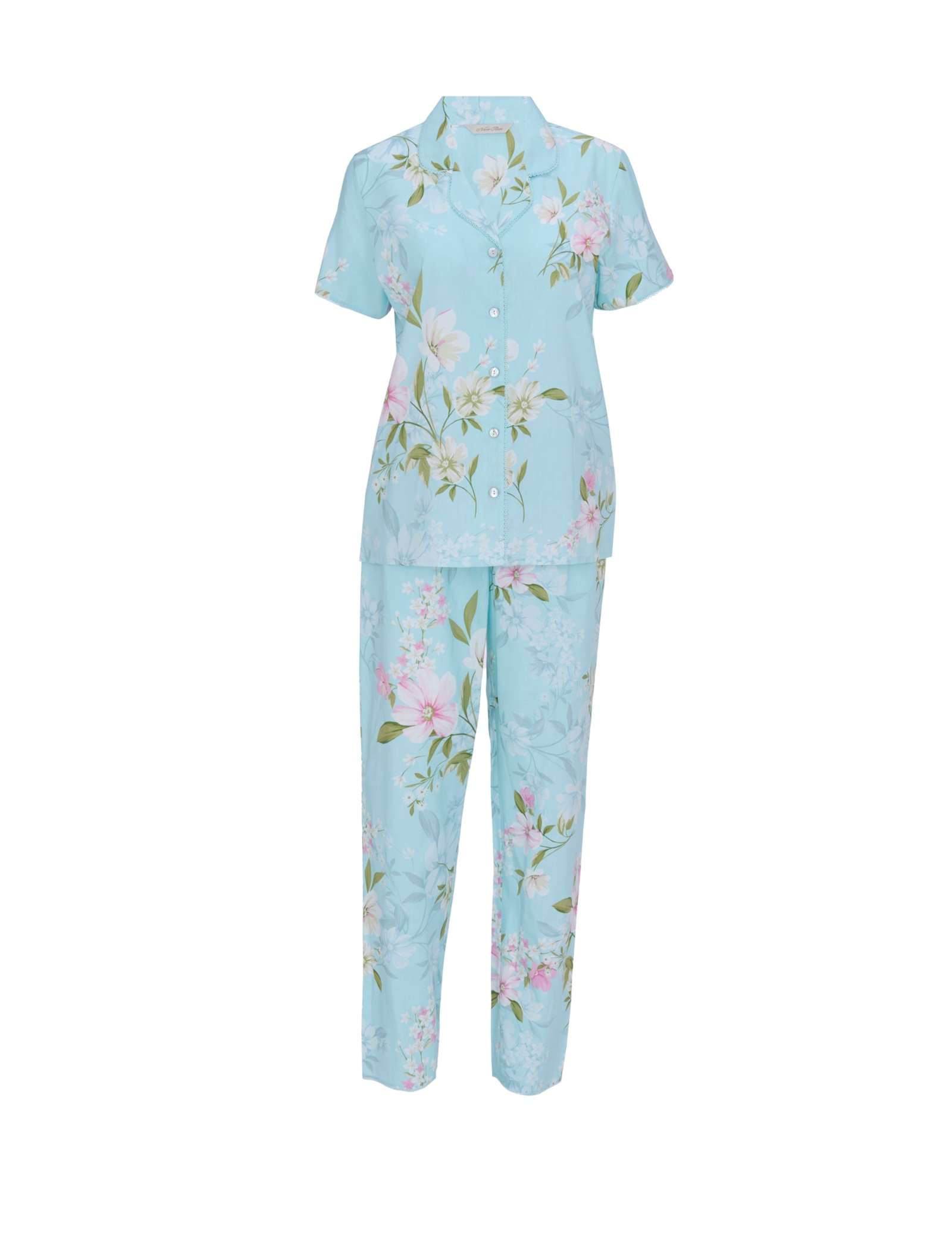 Cotton Modal Floral Pyjama Set - image 1