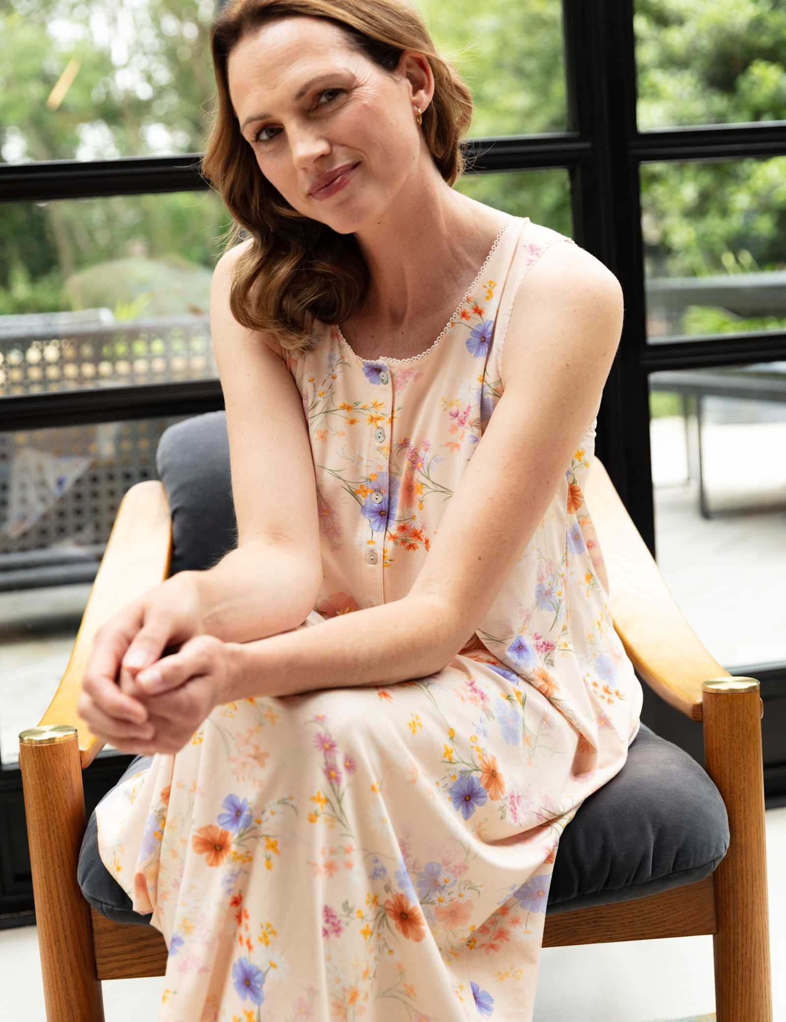 Cotton Modal Floral Nightdress - image 2