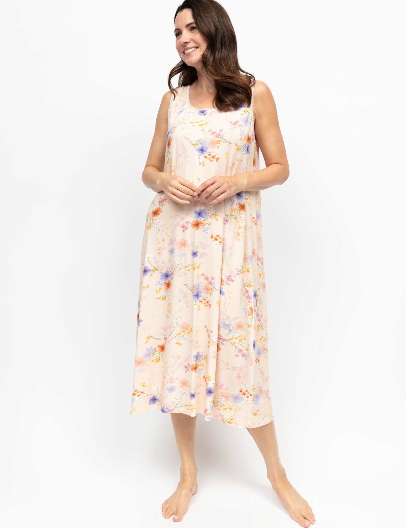 Cotton Modal Floral Nightdress - image 4
