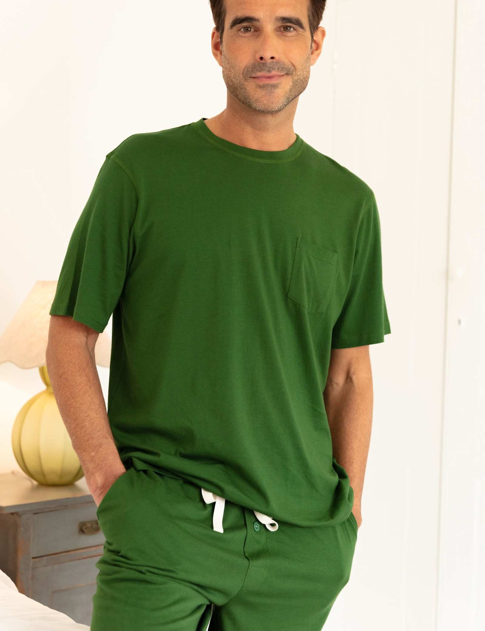 Cotton Modal Blend Knitted Pyjama Shorts - image 4
