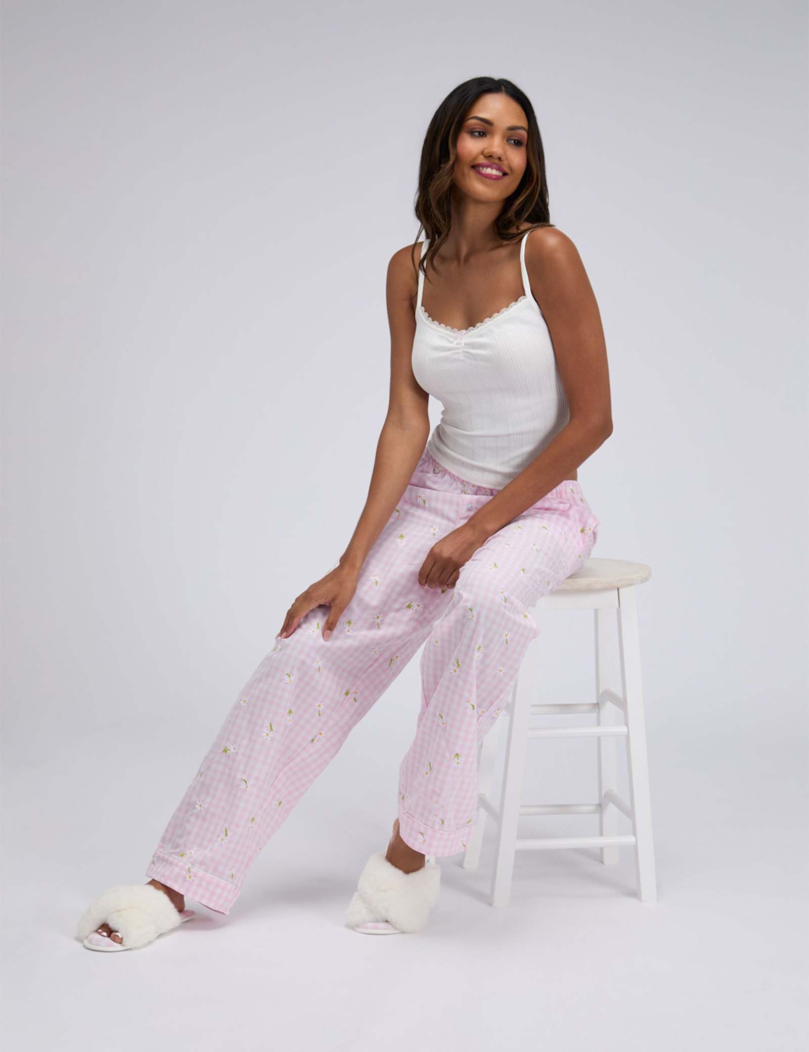 Daisy Gingham Cami Pyjama Set - image 2