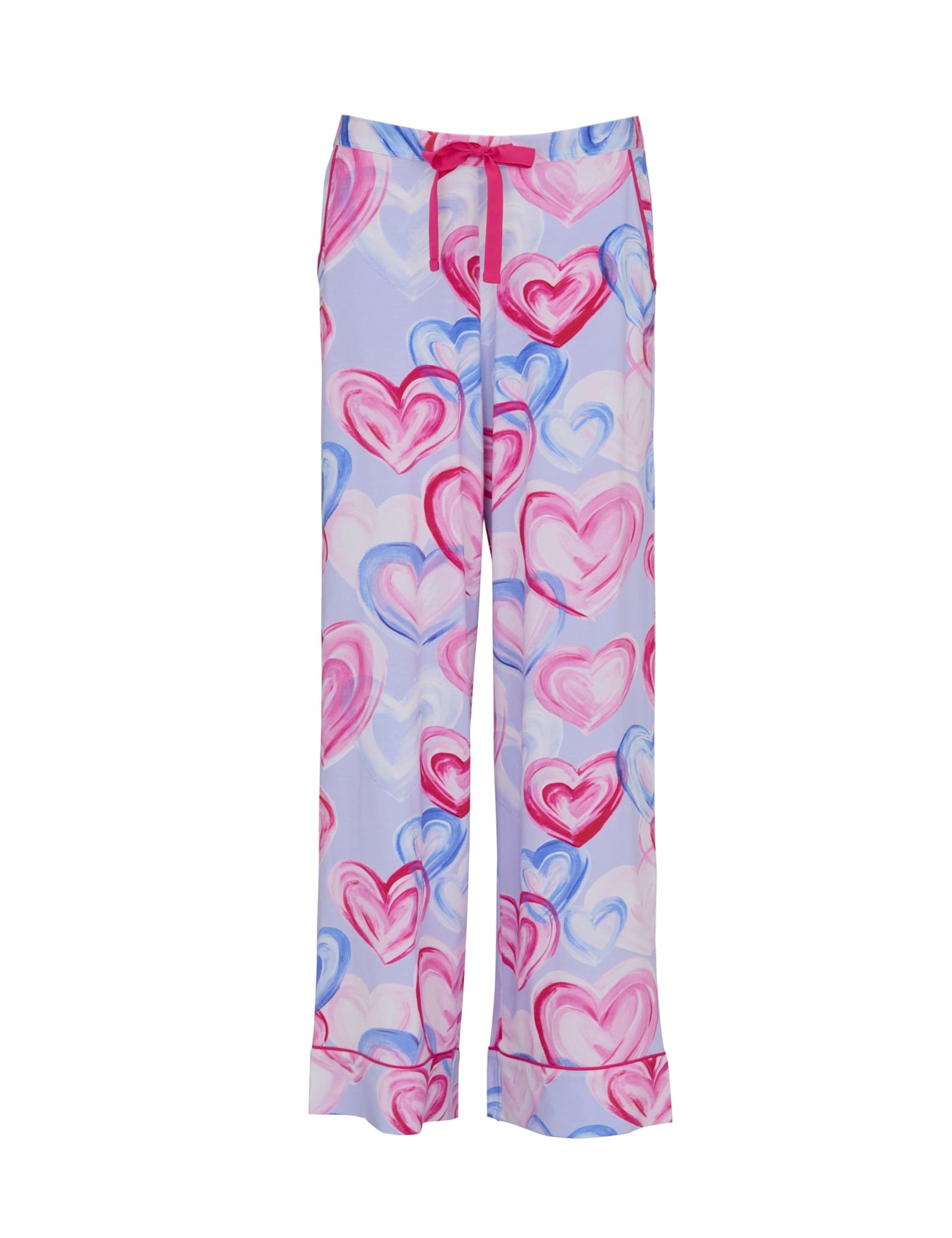 Valentines Cotton Blend Heart Print Pyjama Bottoms - image 1