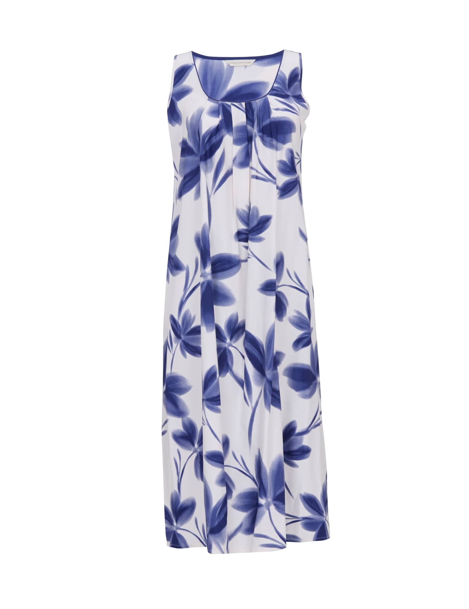Cotton Modal Floral Print Nightdress - image 1