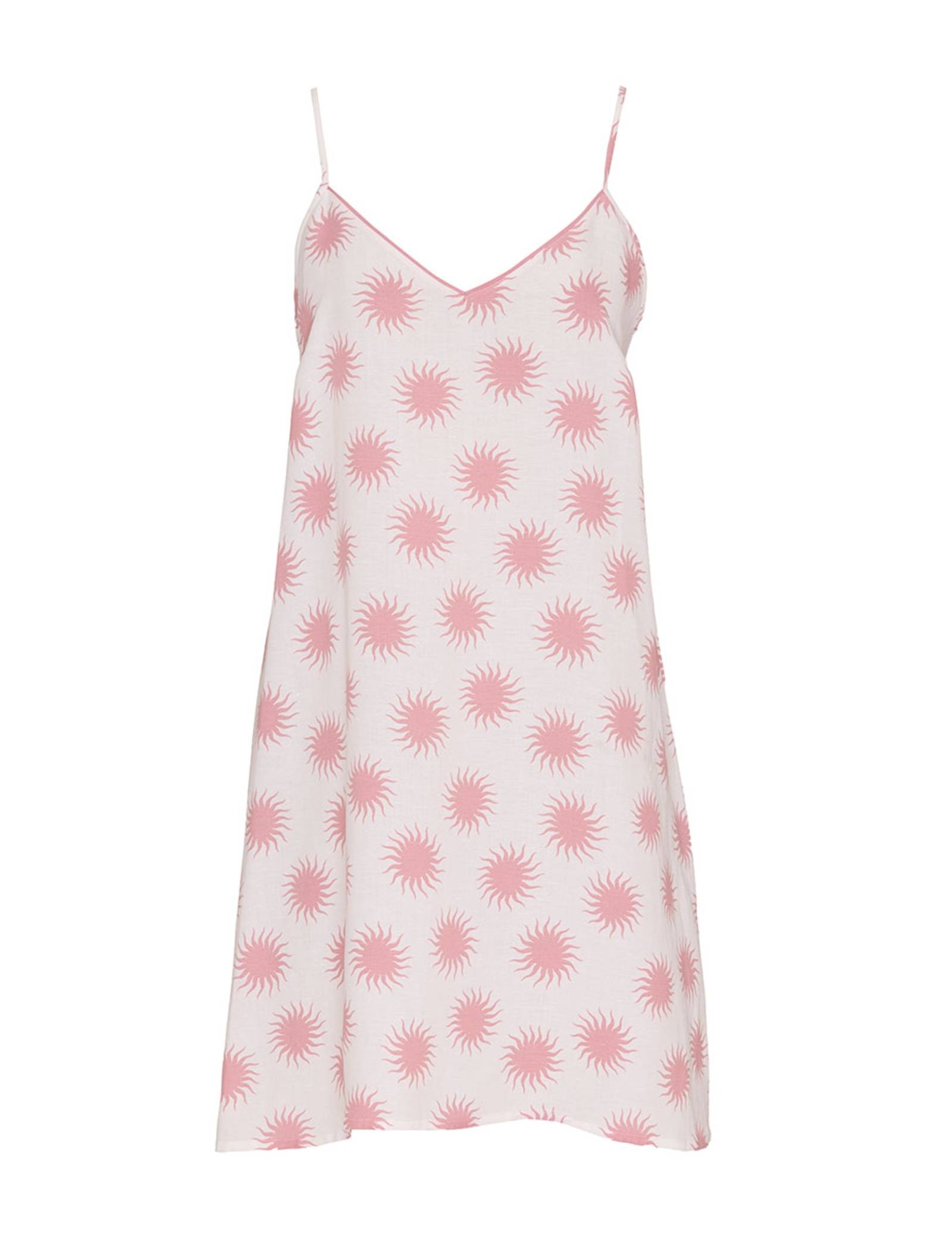 Linen Blend Sun Print Chemise - image 1