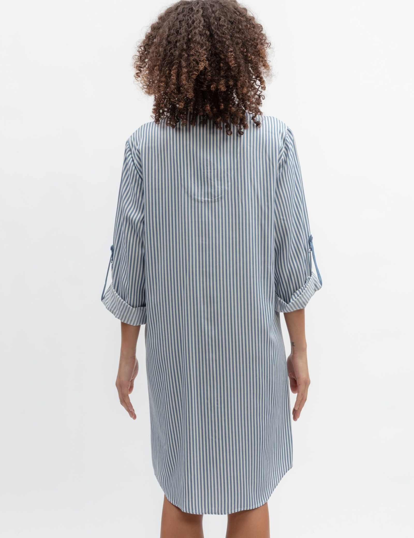 Pure Modal Striped Nightshirt - image 3
