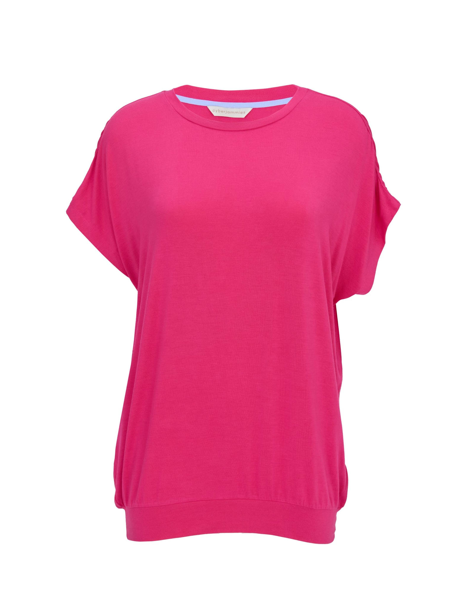 Modal Rich Jersey Cuffed Hem Pyjama Top - image 1