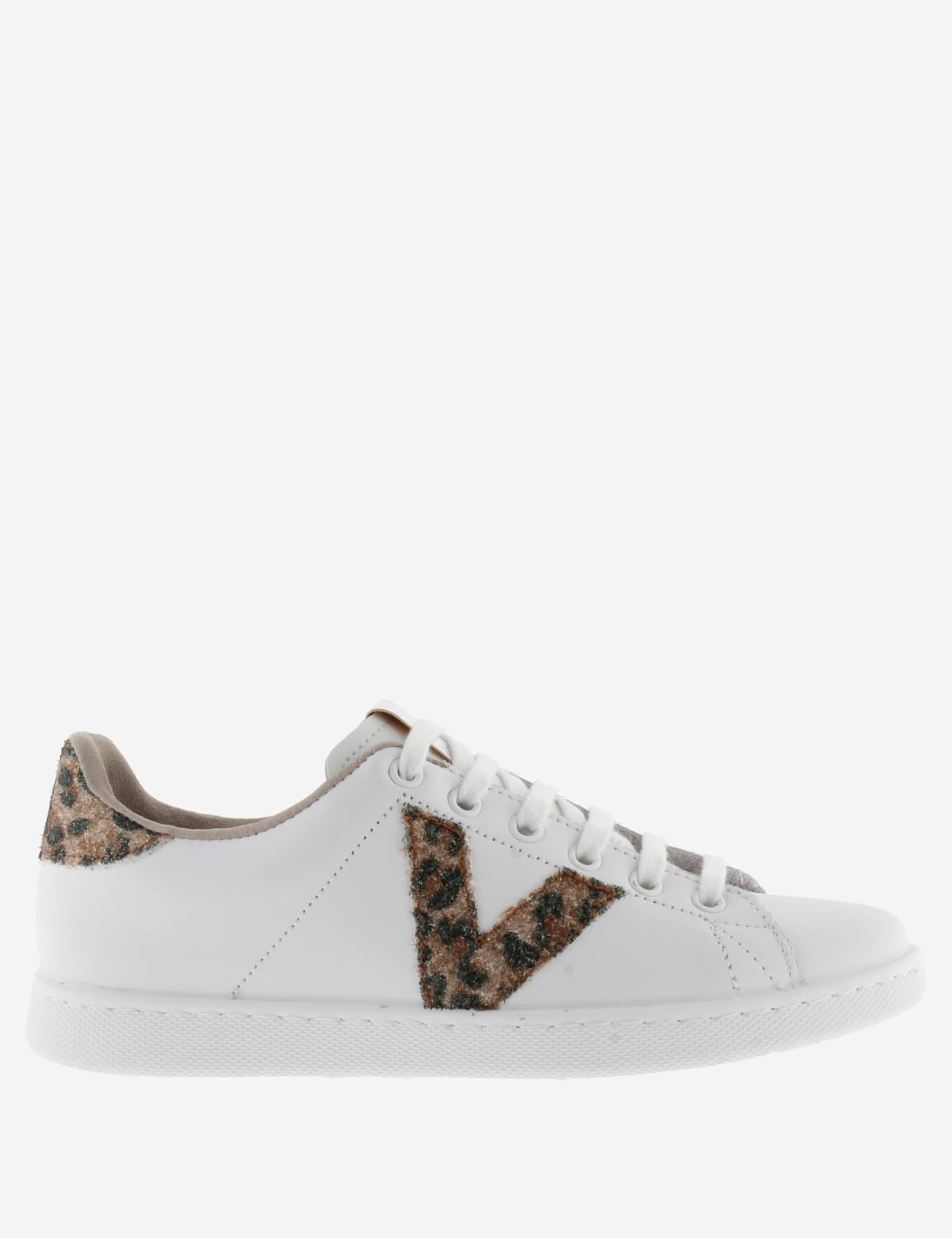 Tenis Glitter Leather Lace-Up Trainers - image 4