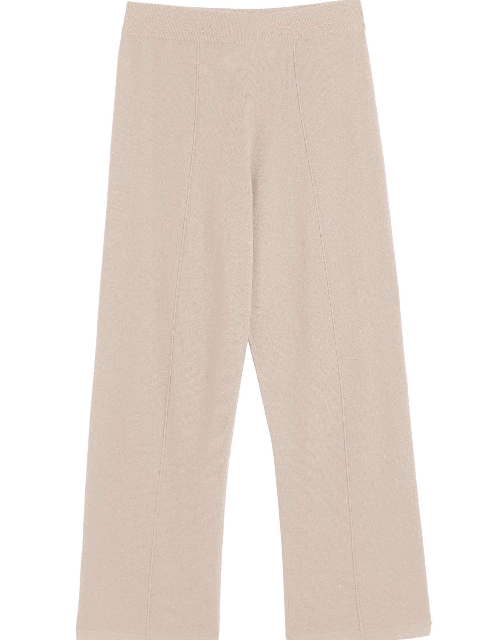 Wool Rich Wide Leg Relaxed Joggers with Cashmere - image 4