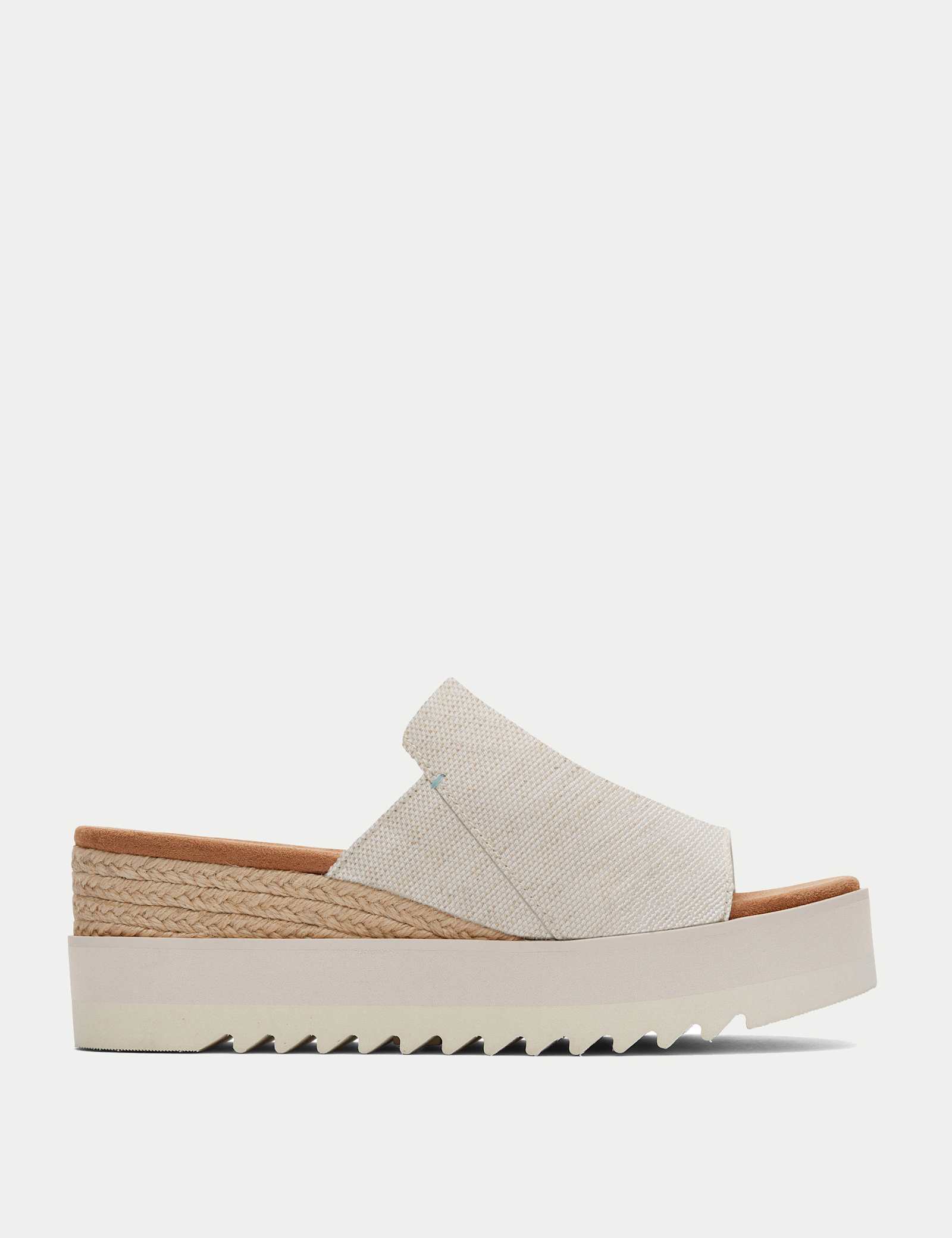 Canvas Wedge Mules - image 4