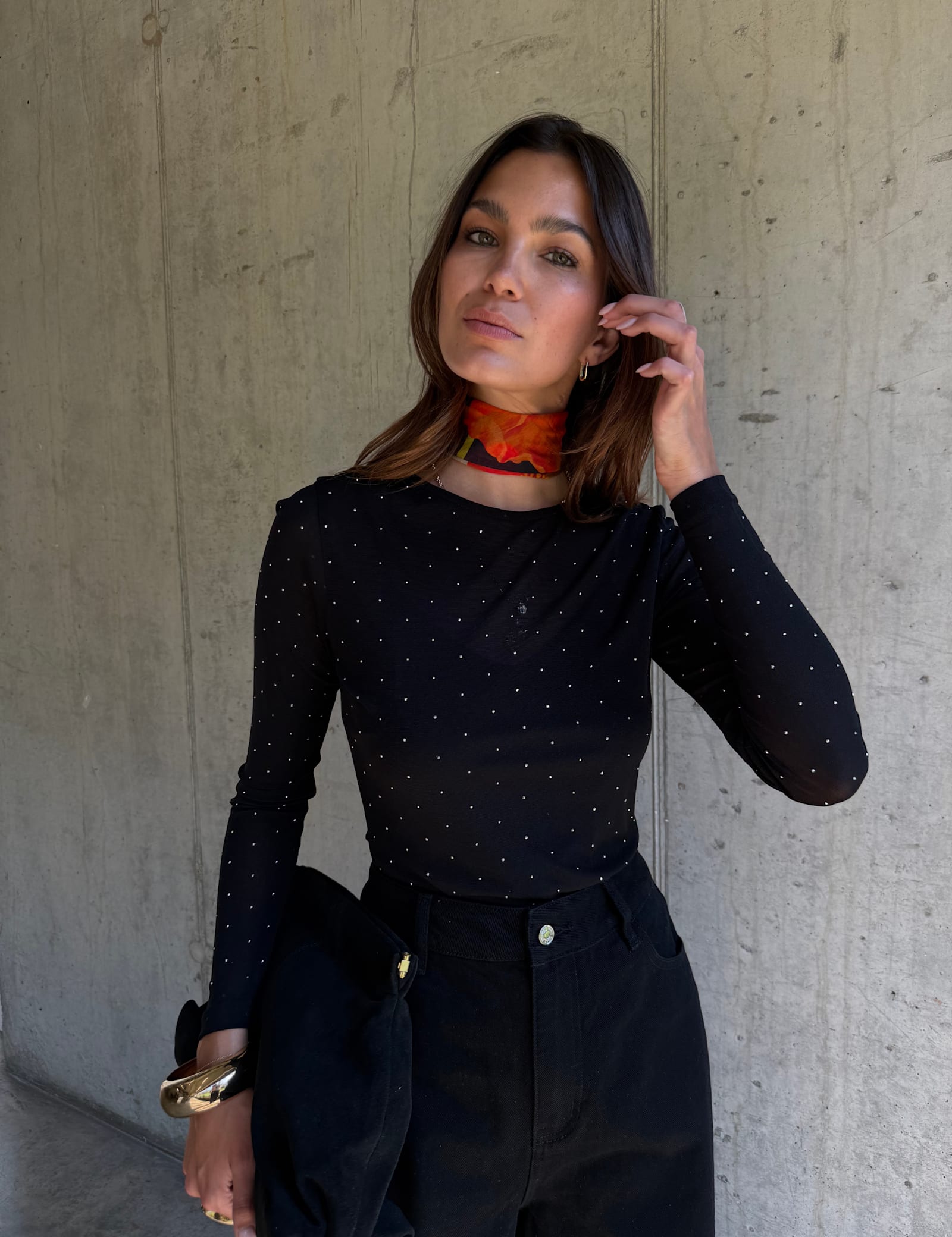 High Waisted Palazzo Jeans - image 3