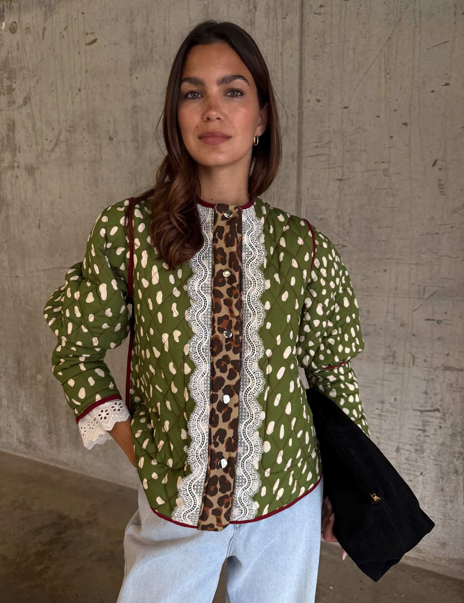 Reversible Patchwork Quilted Jacket - image 5