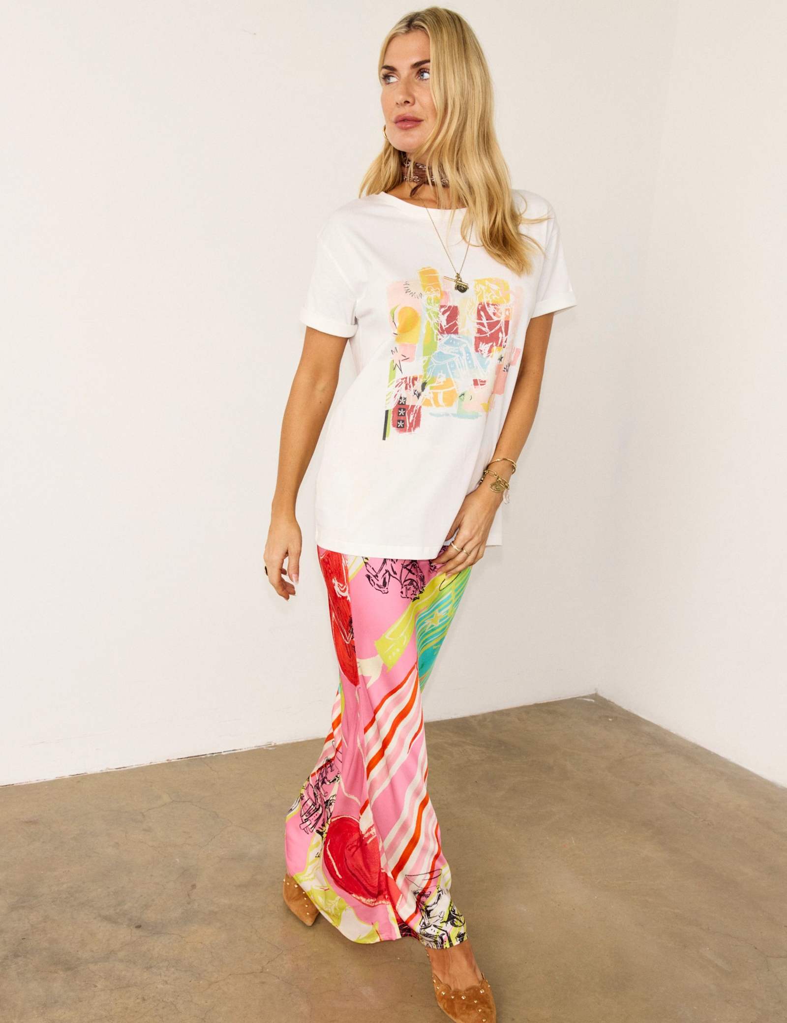 Printed Midaxi Slip Skirt - image 4