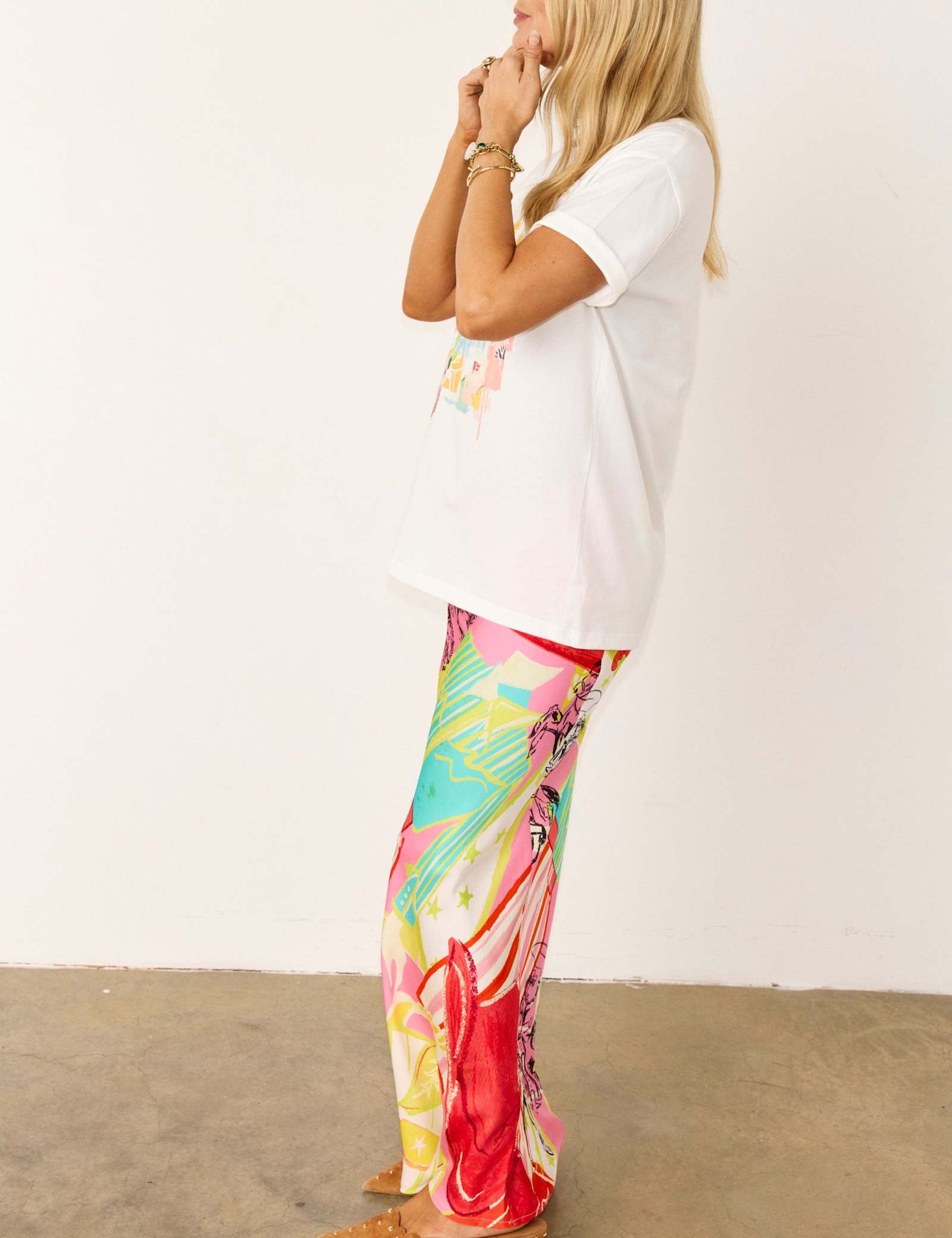 Printed Midaxi Slip Skirt - image 3