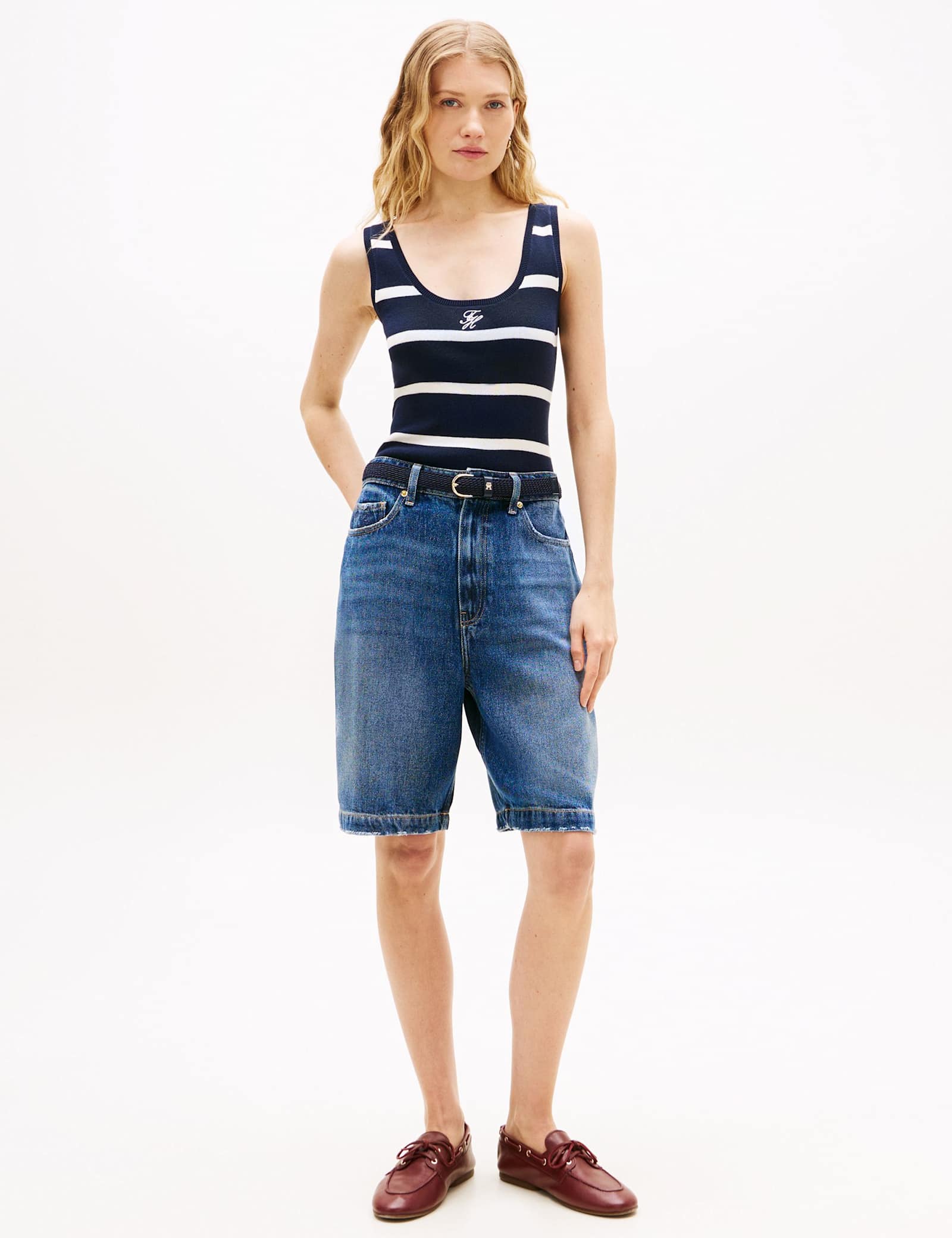 Pure Cotton Striped Tank Top - image 5
