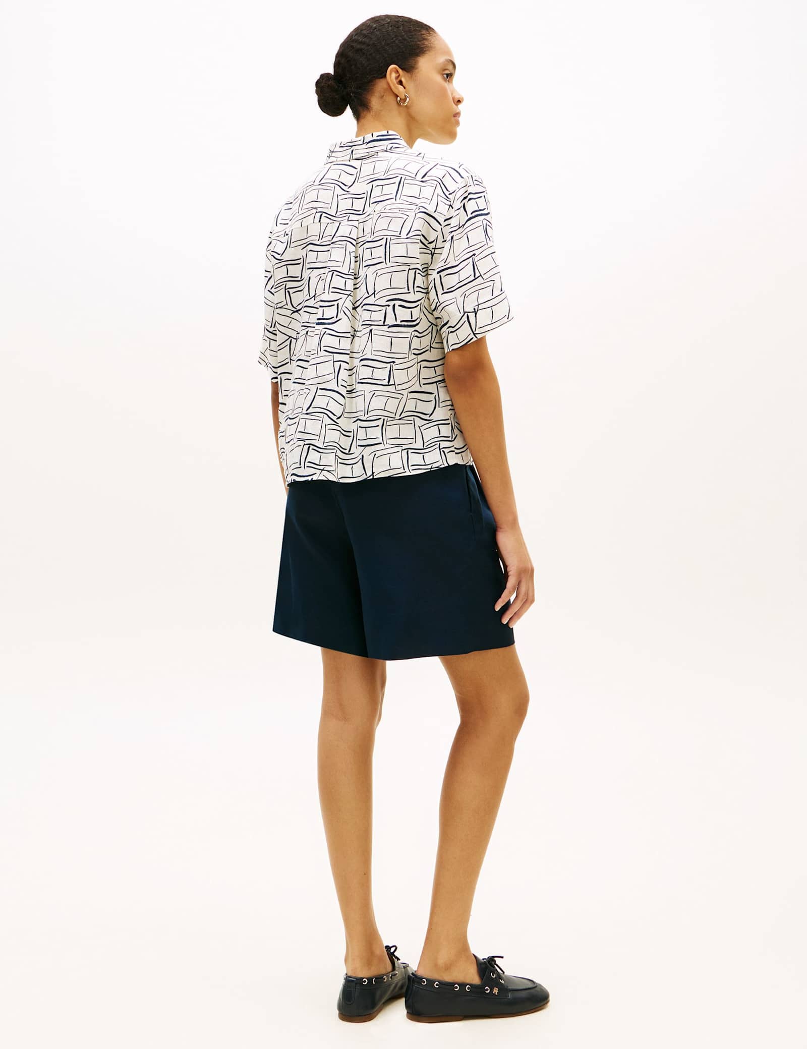Pure Linen Printed Shirt - image 4