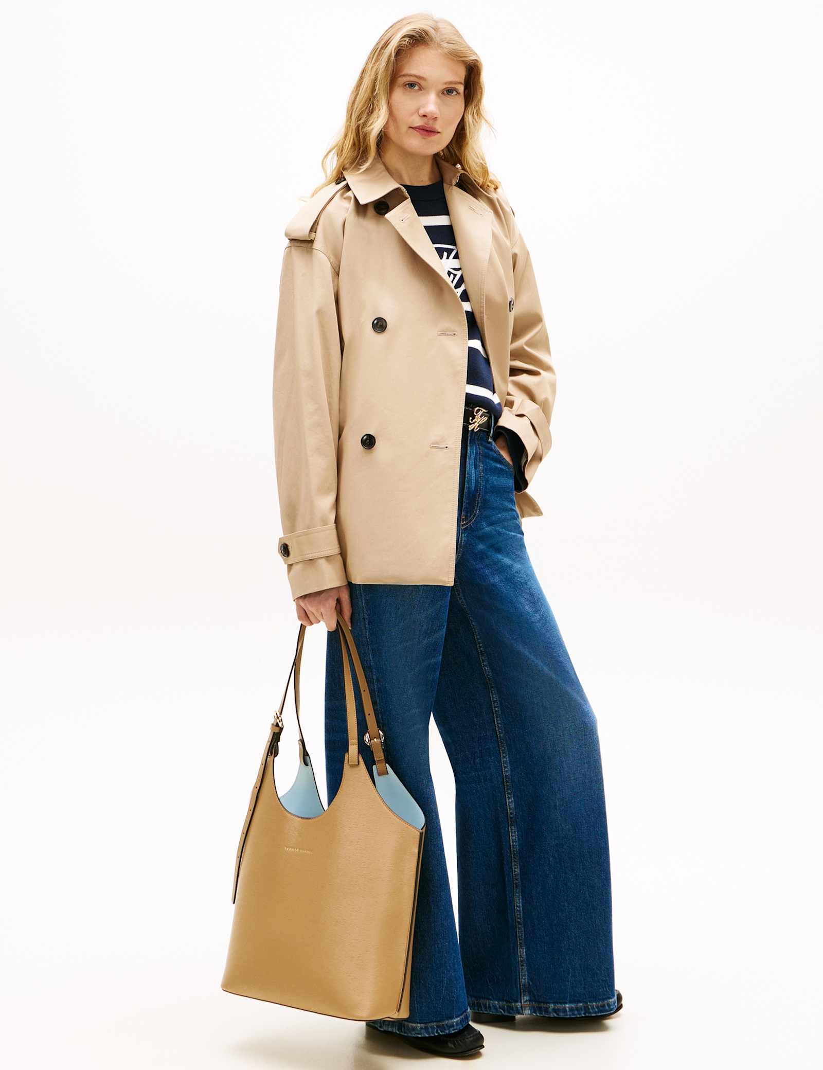 Modern Faux Leather Tote Bag - image 2