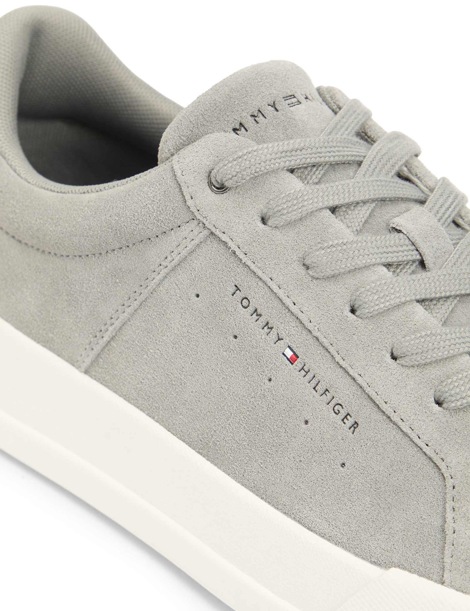 Suede Lace Up Trainers - image 2