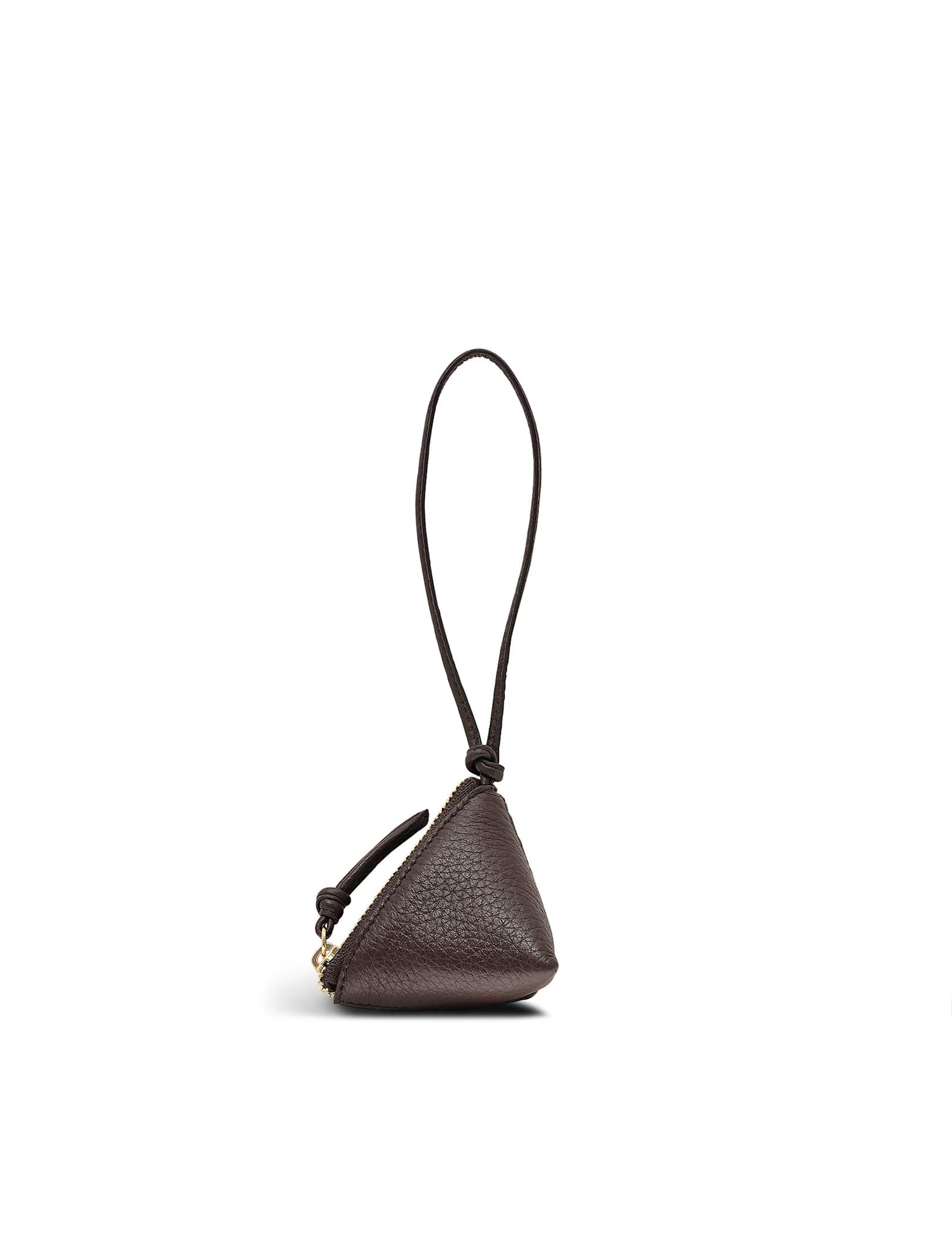 Triangle Street Leather Small Bag Charm - image 3