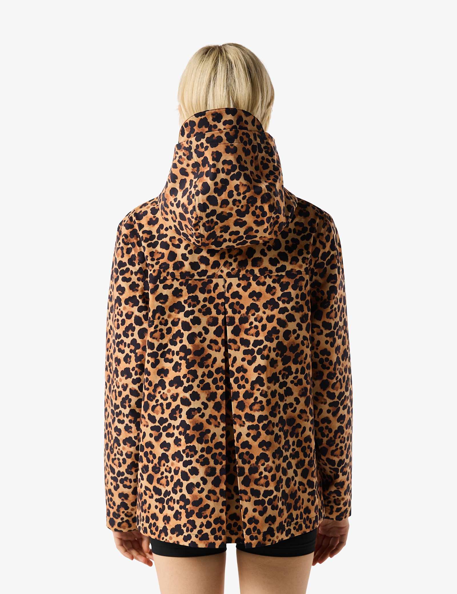 Waterproof Leopard Print Hooded Jacket - image 2