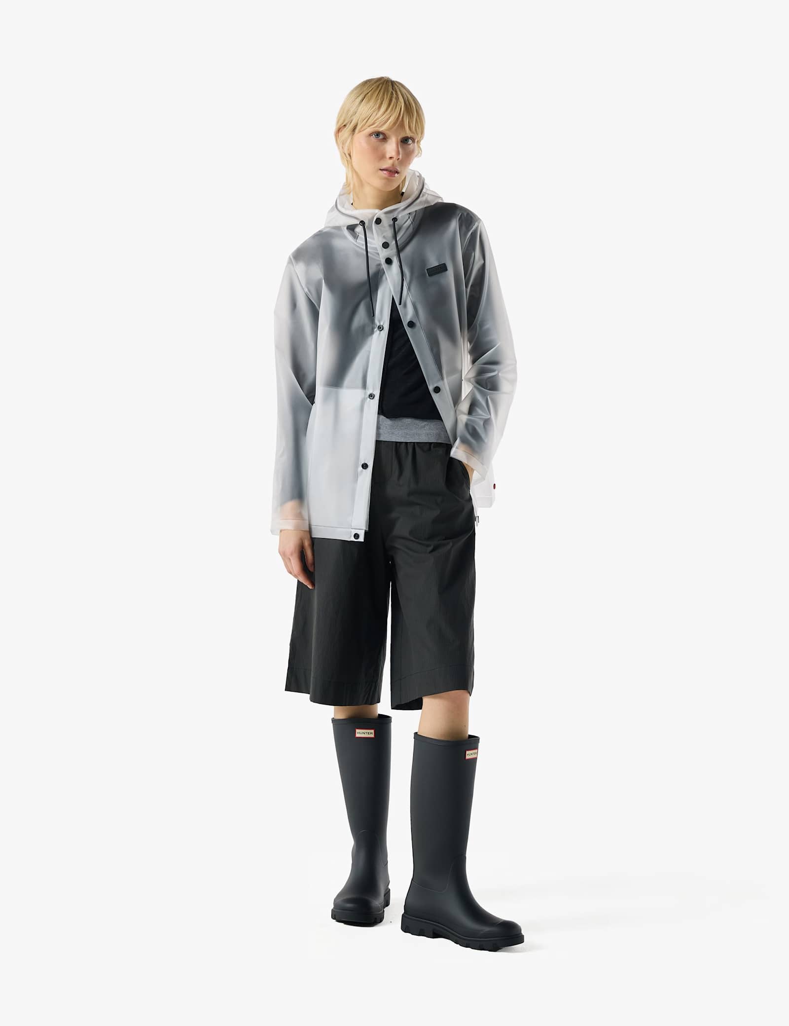 Andrea Hooded Raincoat - image 1
