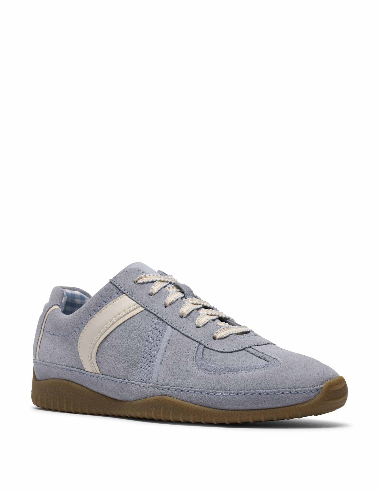 Suede Lace Up Trainers - image 2