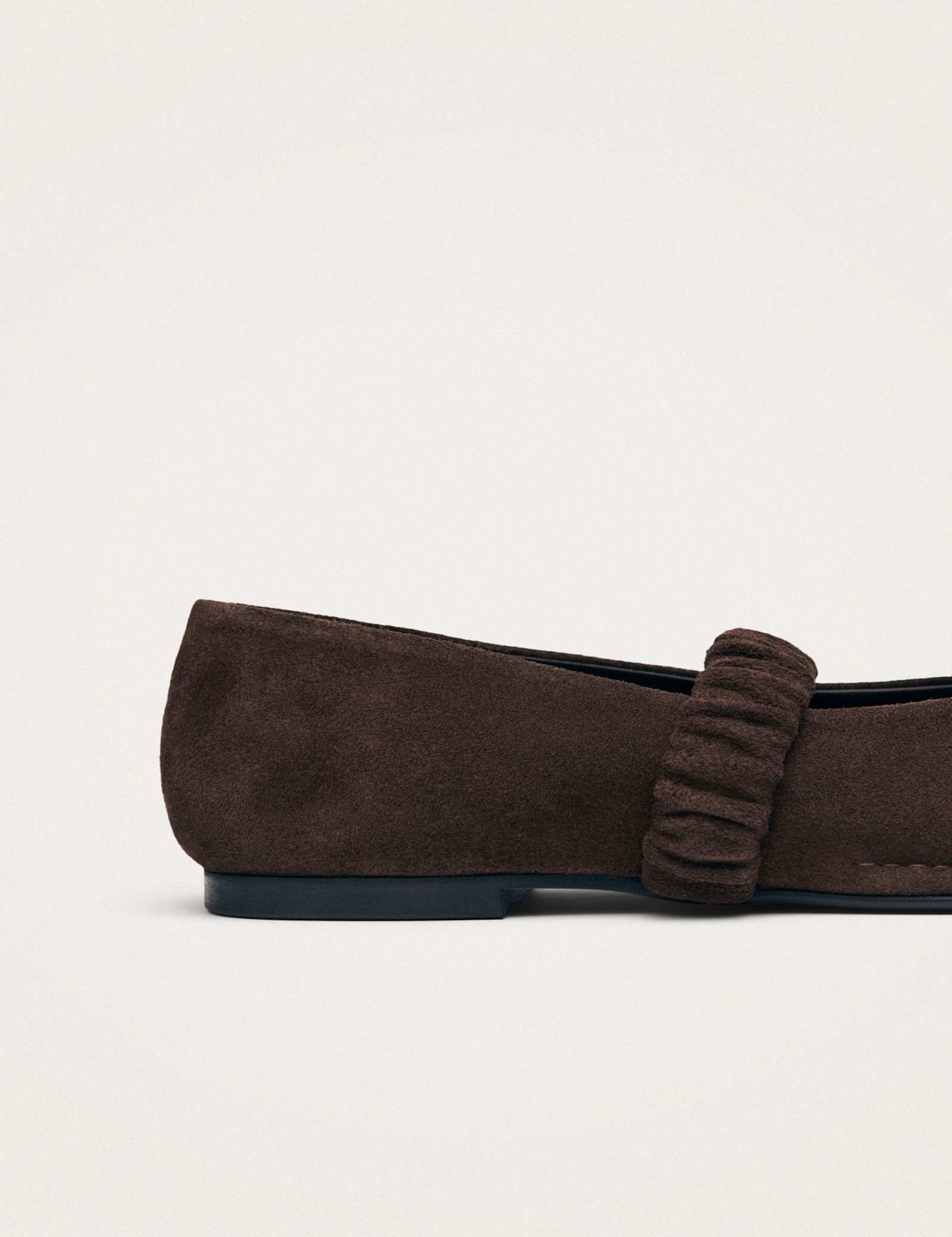 Suede Slip On Flat Pumps - image 3