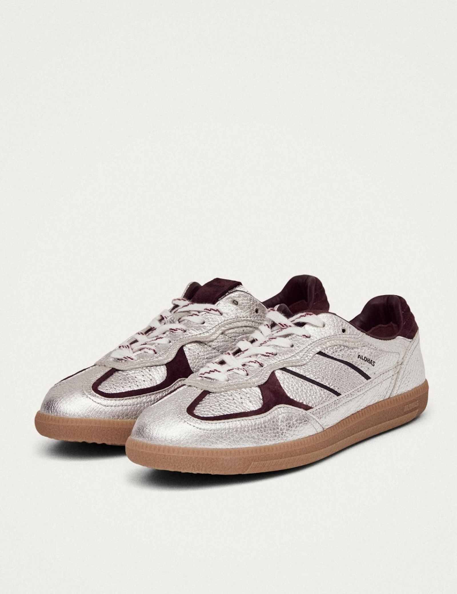 Leather Lace Up Trainers - image 5