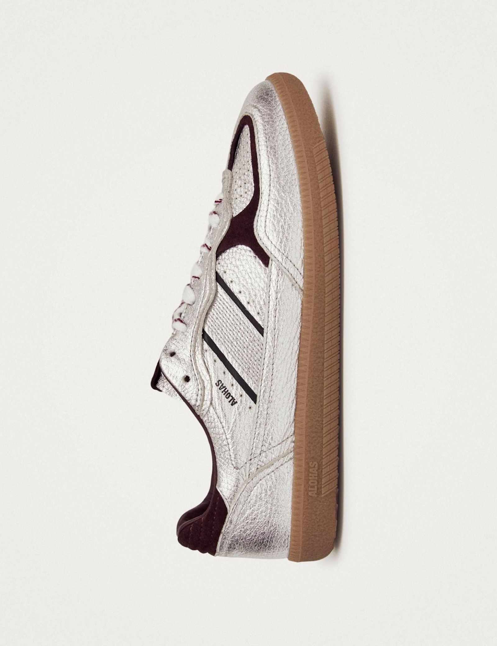 Leather Lace Up Trainers - image 4