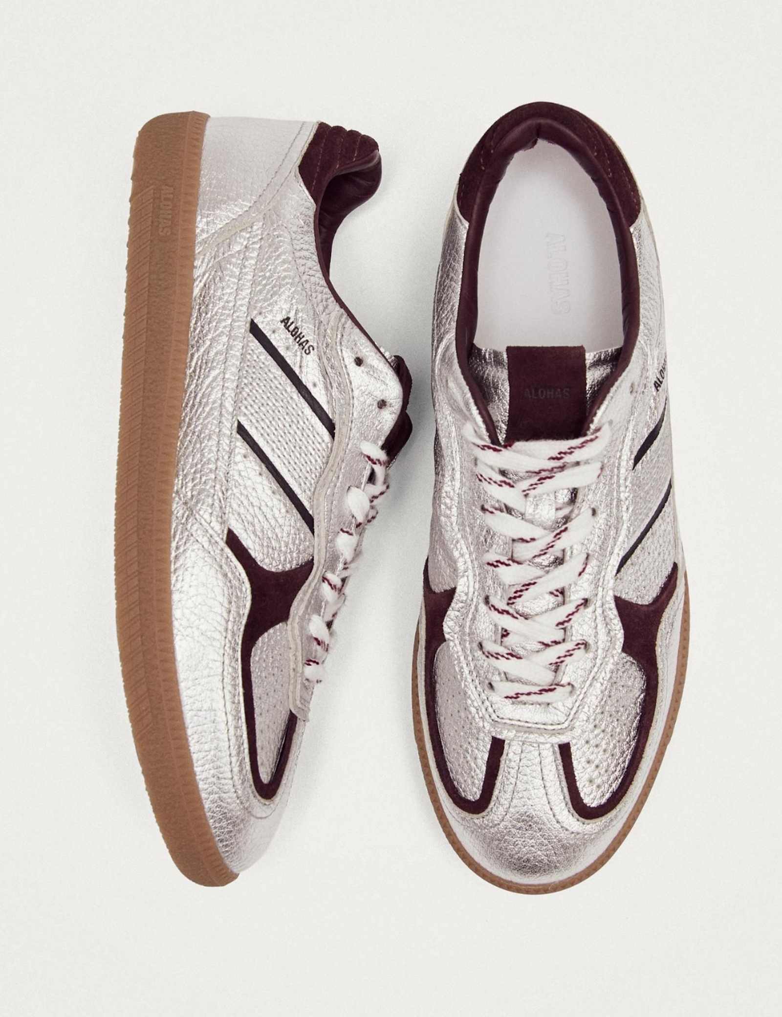 Leather Lace Up Trainers - image 3