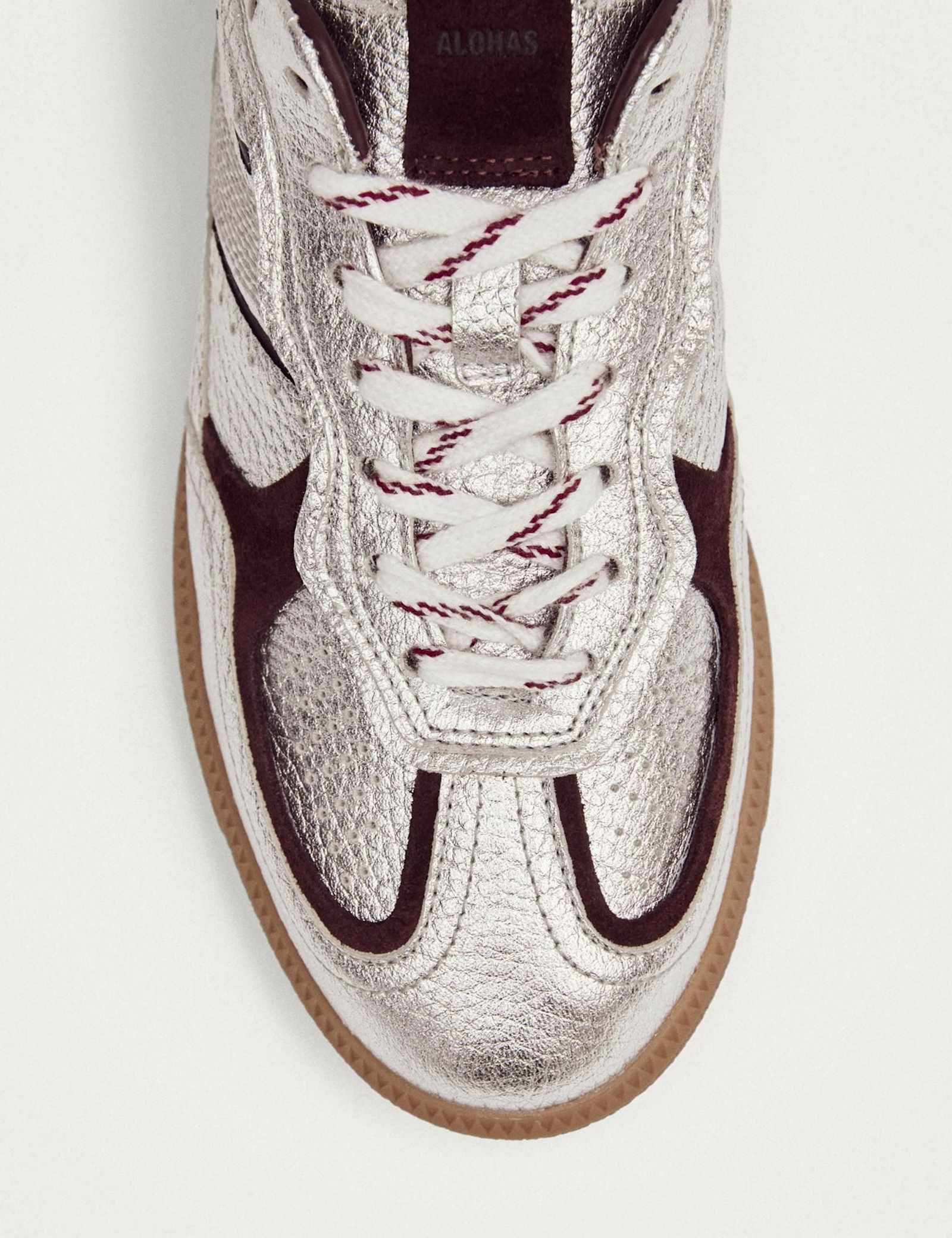 Leather Lace Up Trainers - image 2