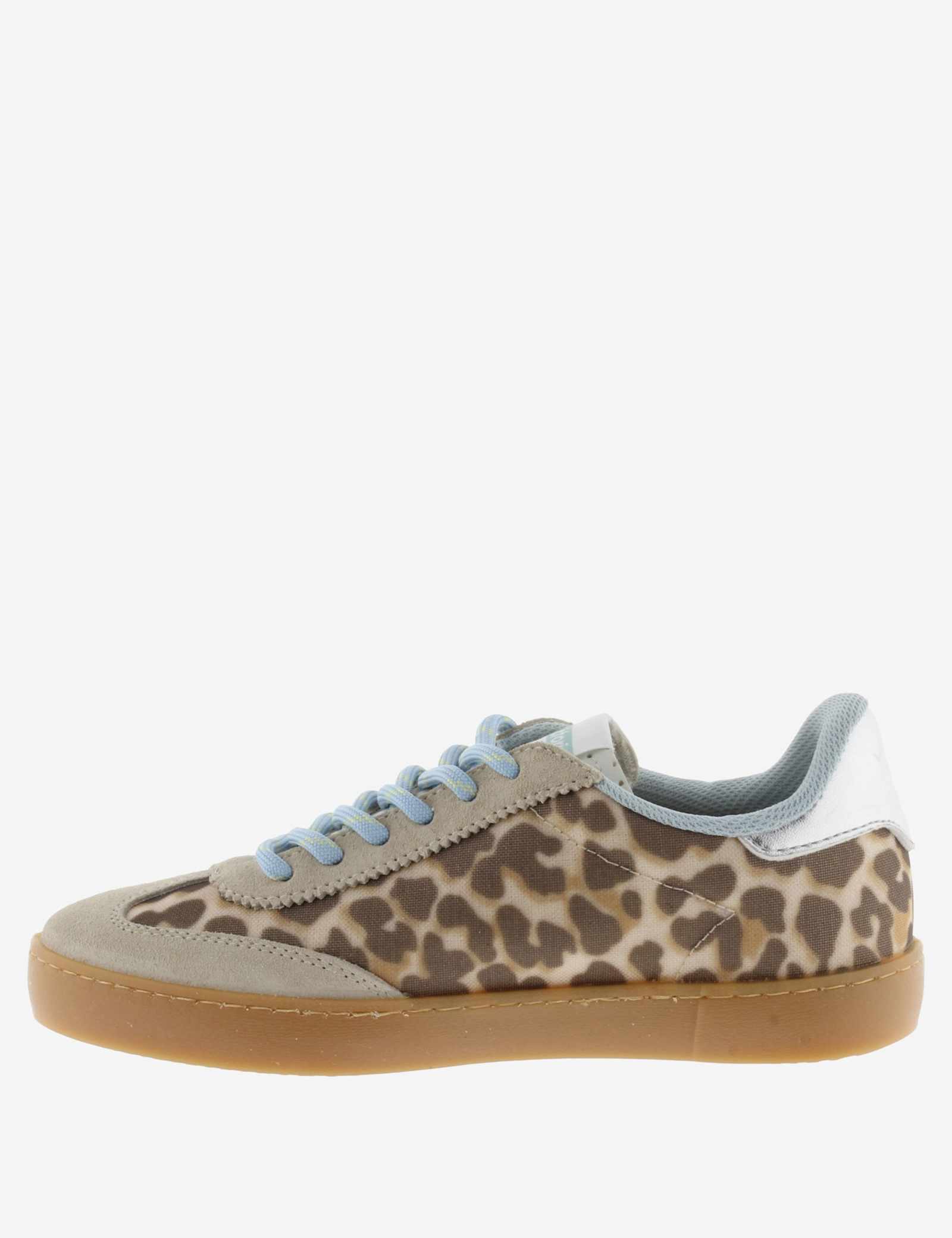Leopard Print Cup Sole Trainers - image 2
