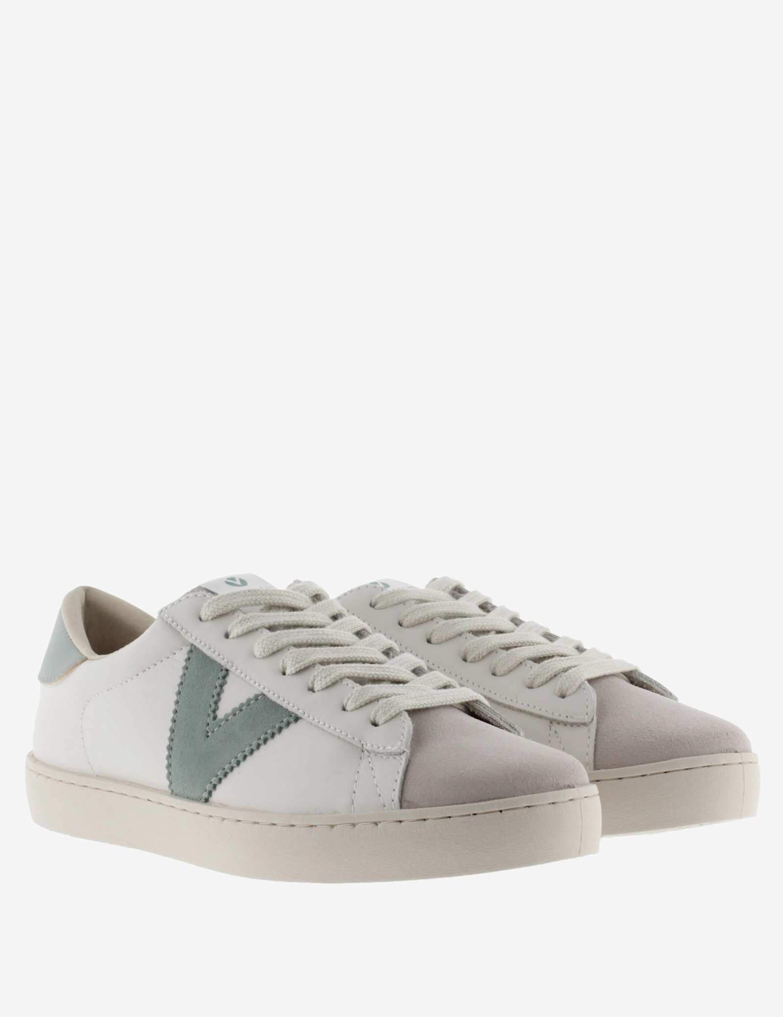 Leather Lace Up Side Detail Trainers - image 3