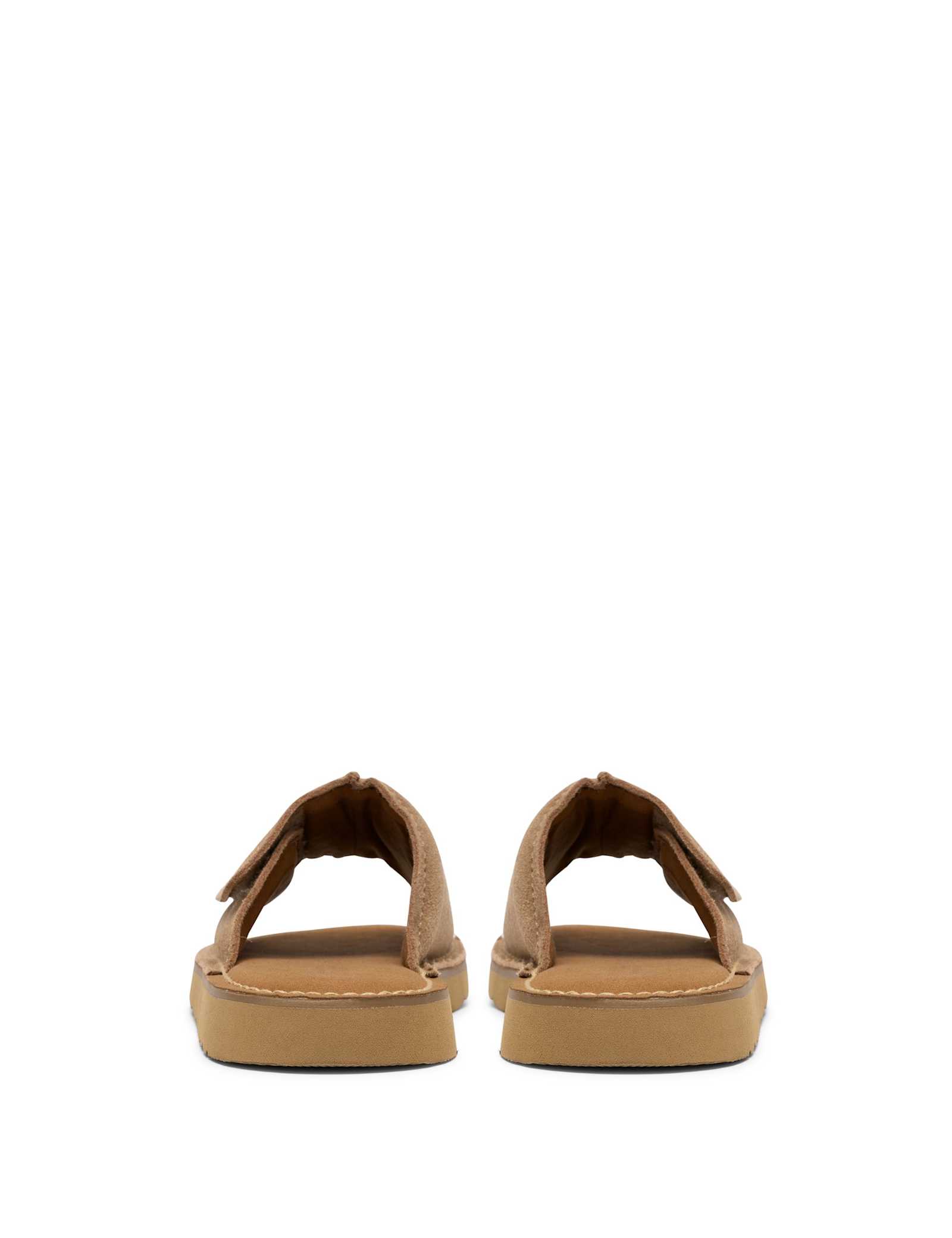 Wide Fit Suede Slip-On Sandals - image 3