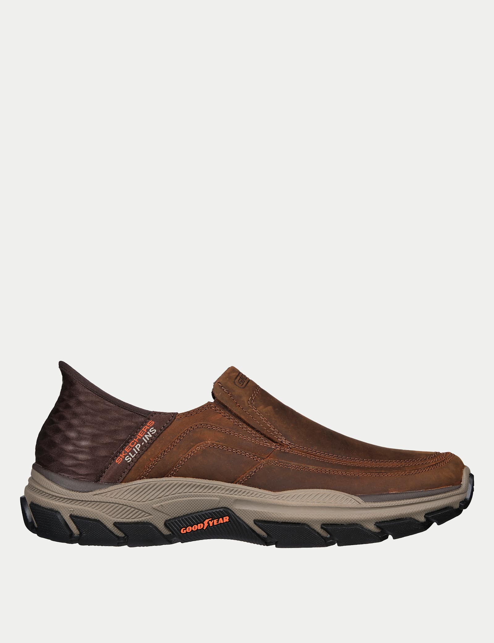 Extra Wide Fit Respected Elgin Slip-ins Leather Trainers - image 1
