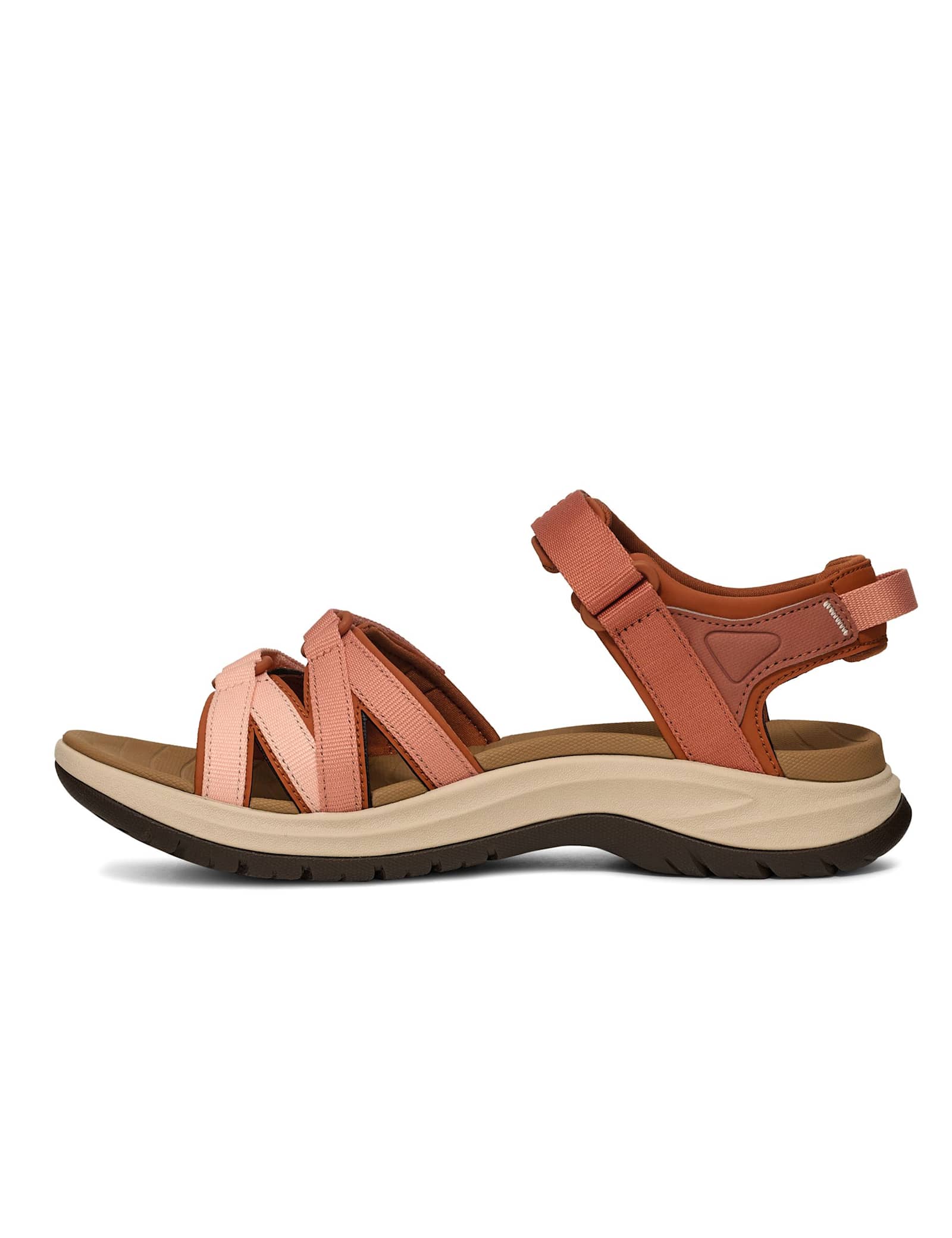 Colour Block Ankle Strap Flat Sandals - image 4