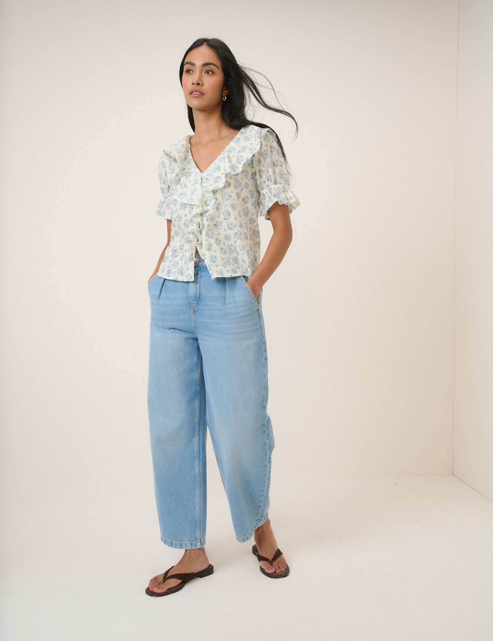 Barrel Wide Leg Jeans - image 1