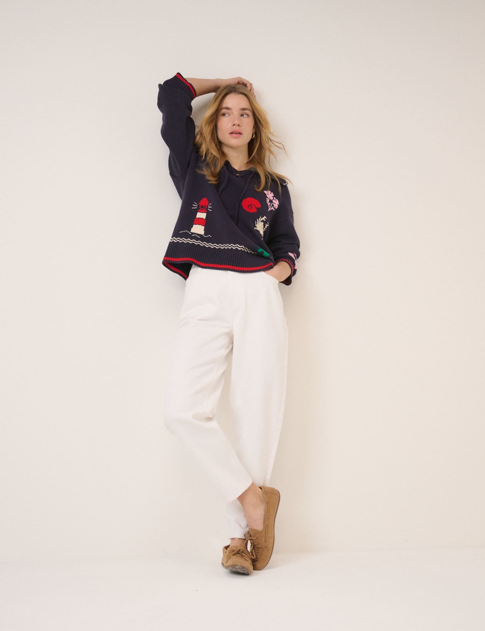 Cotton Rich Collared Jumper - image 1