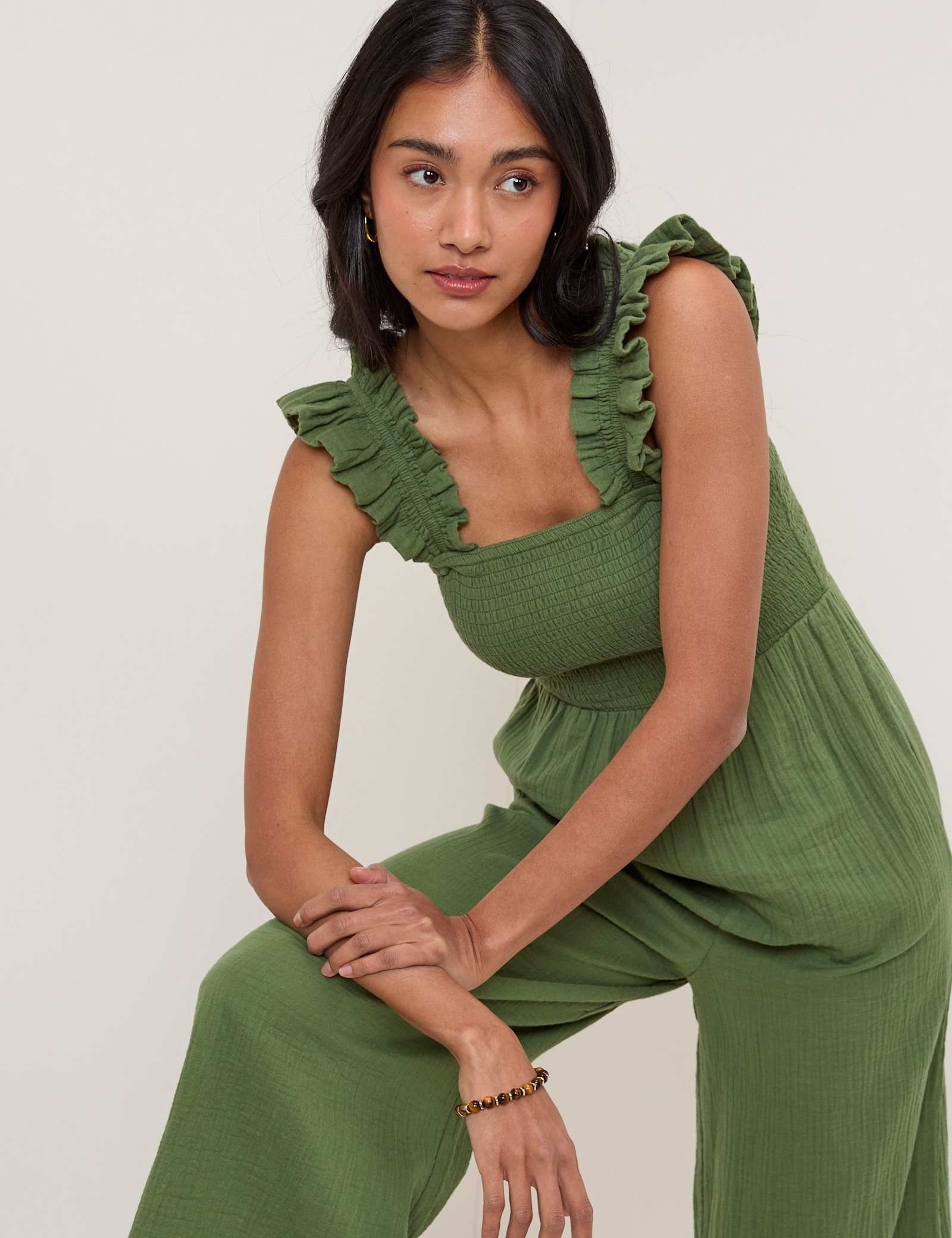 Pure Cotton Wide Leg Jumpsuit - image 2