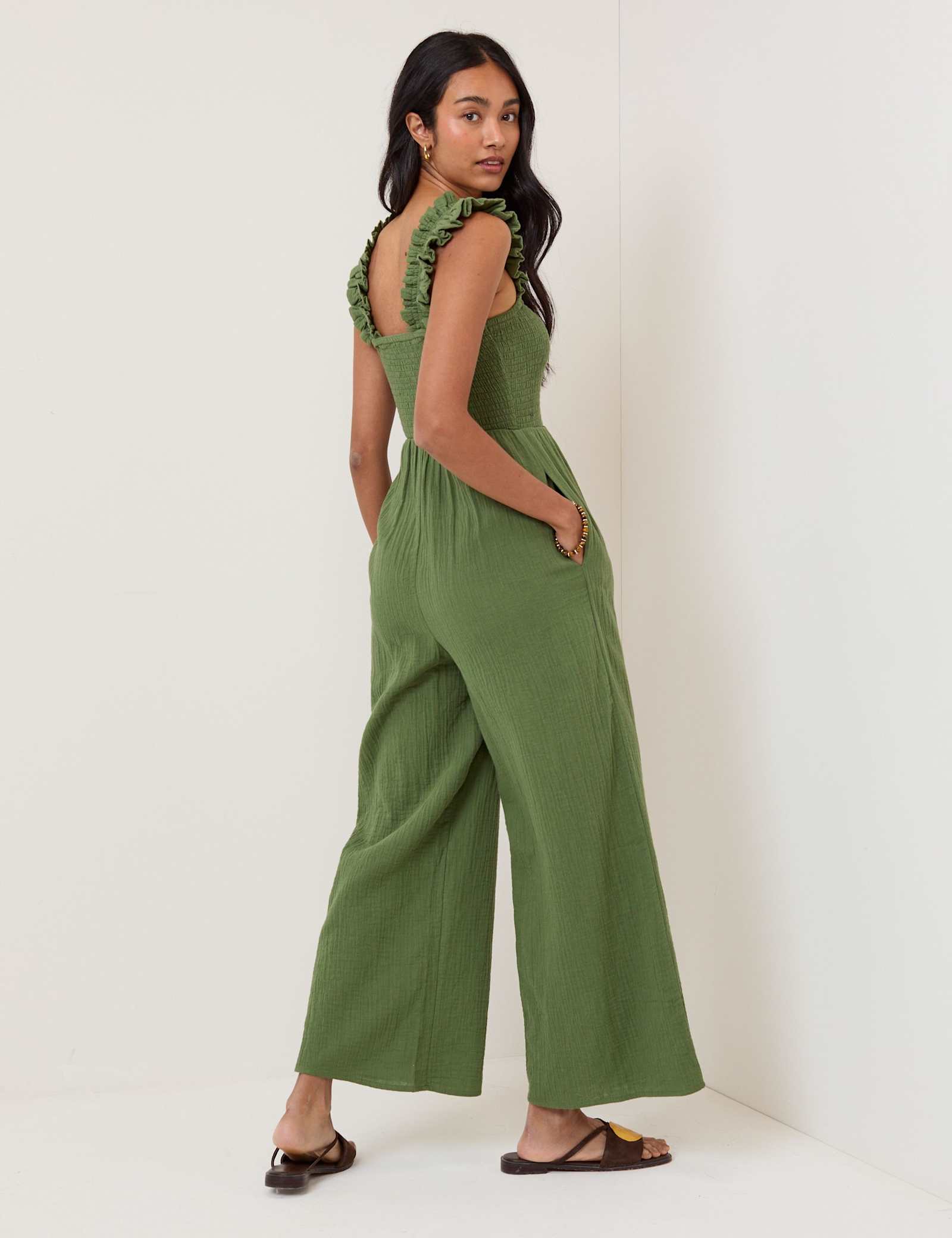 Pure Cotton Wide Leg Jumpsuit - image 3