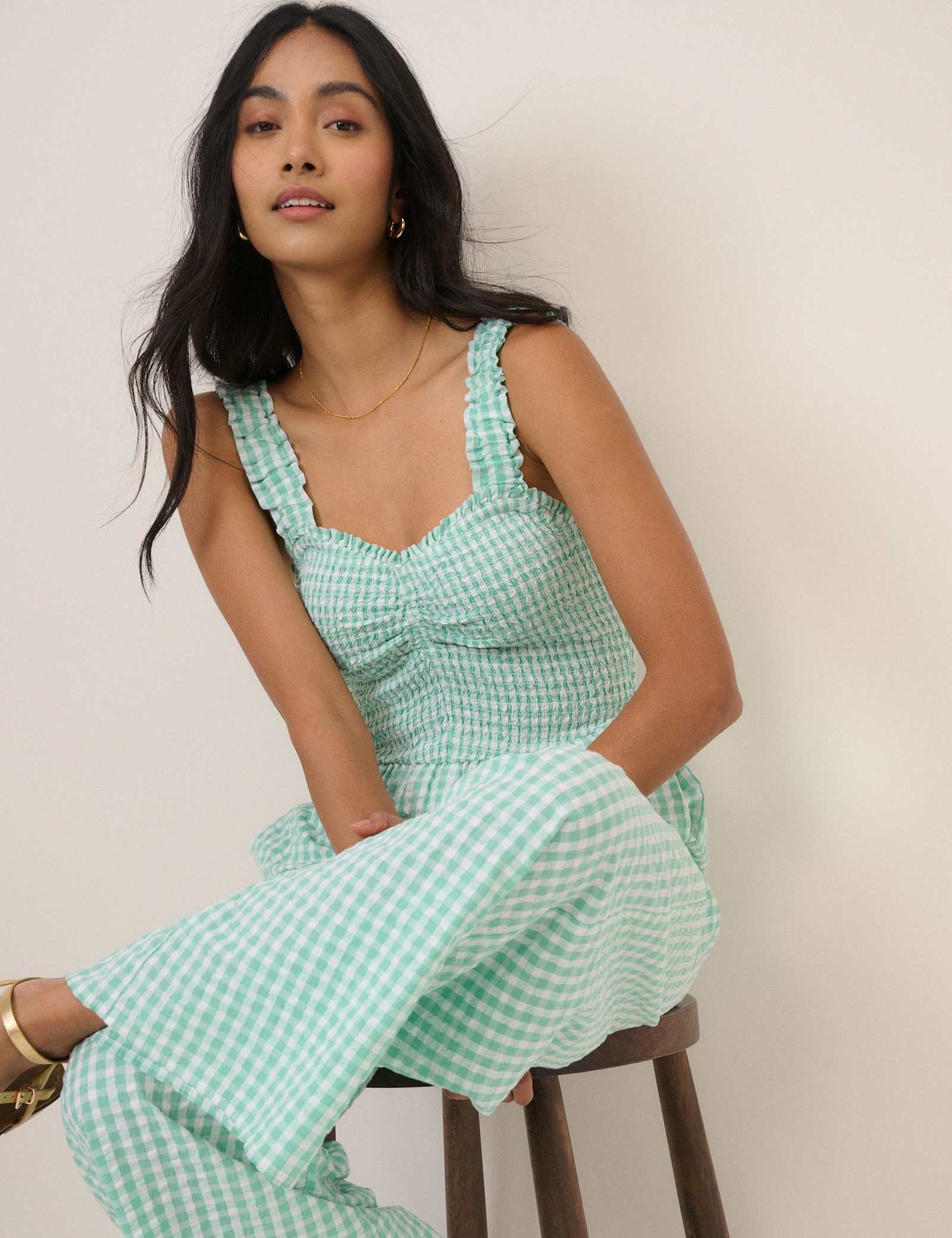 Pure Cotton Strappy Jumpsuit - image 4