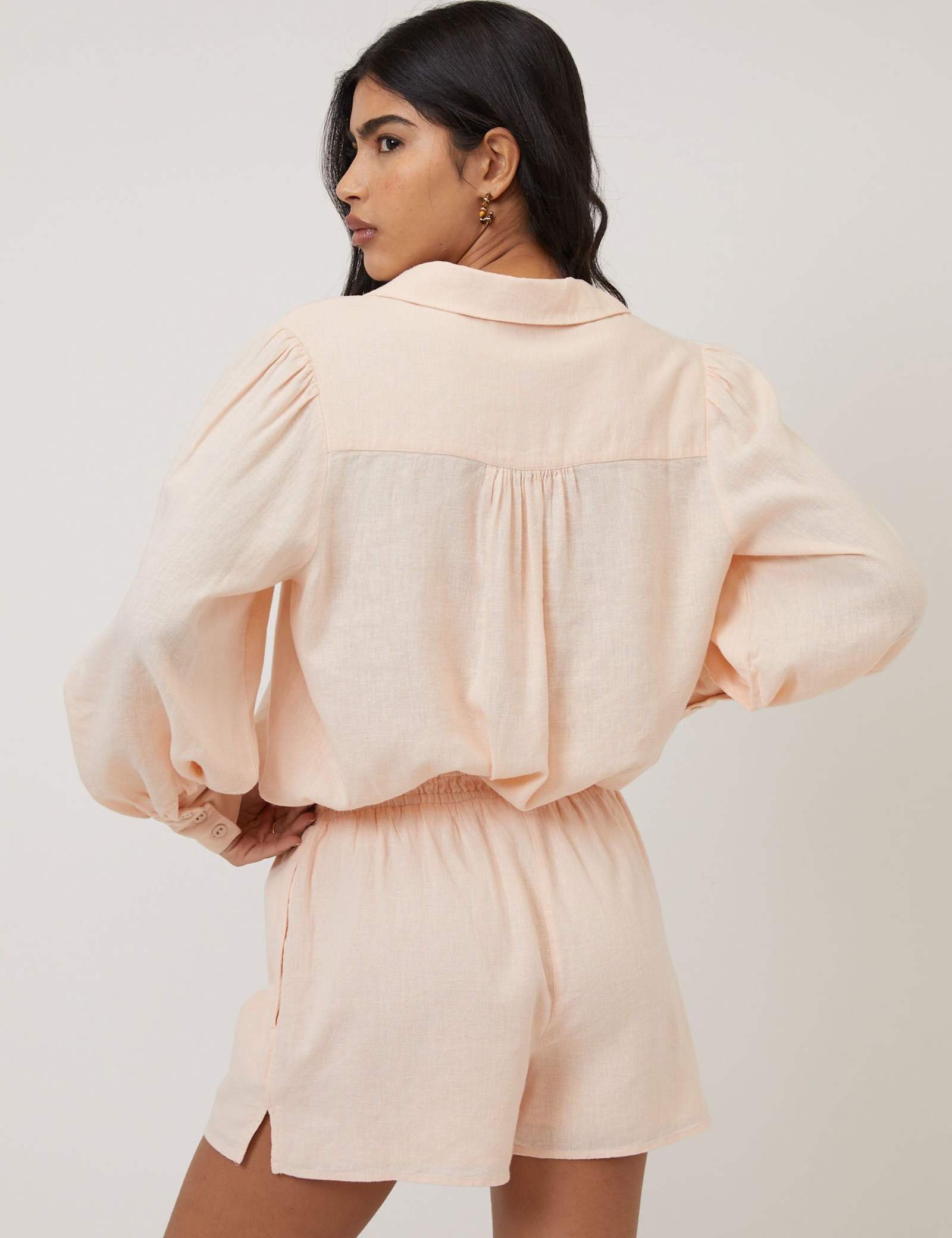 Linen Rich Shorts - image 4