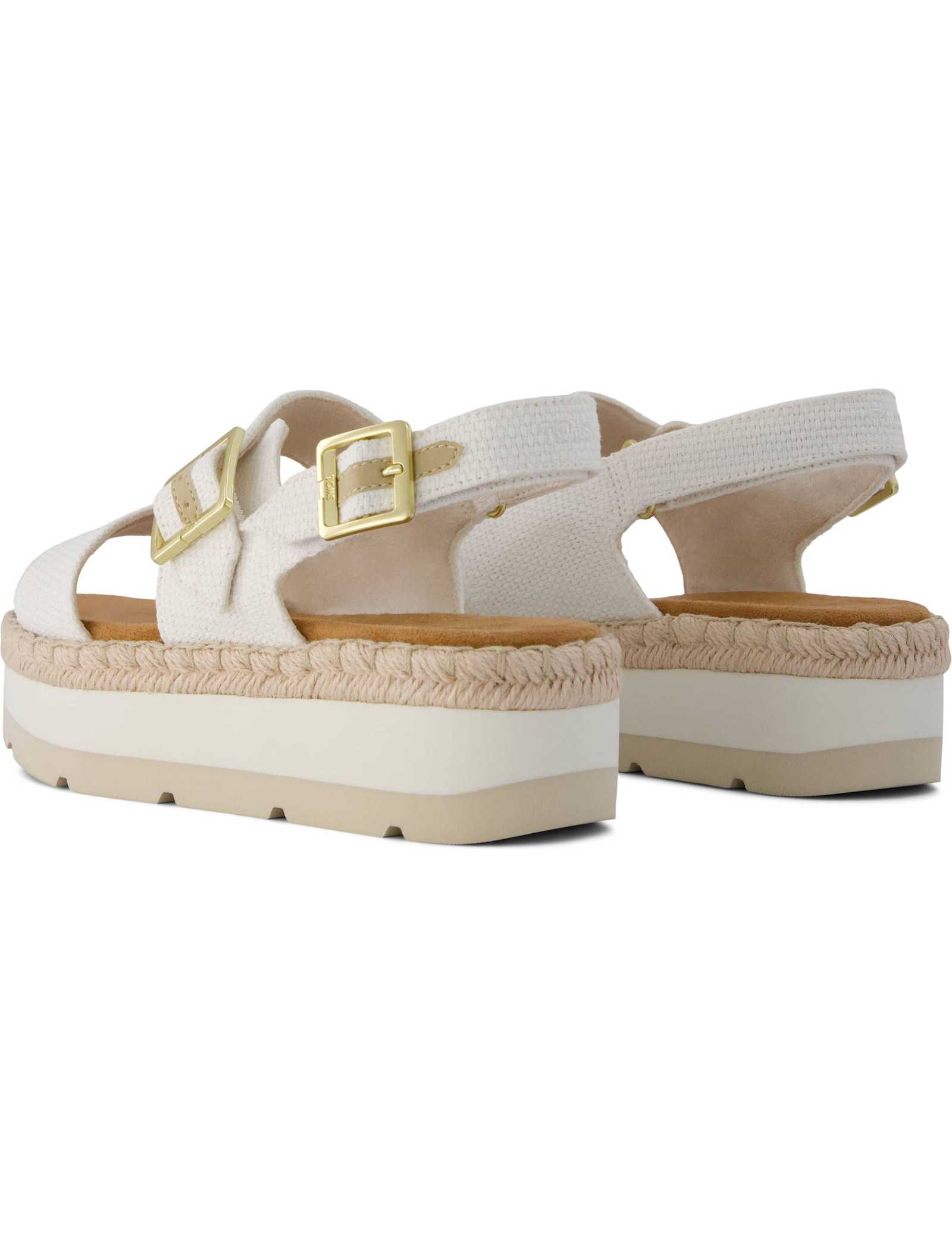 Woven Ankle Strap Flatform Sandals - image 4