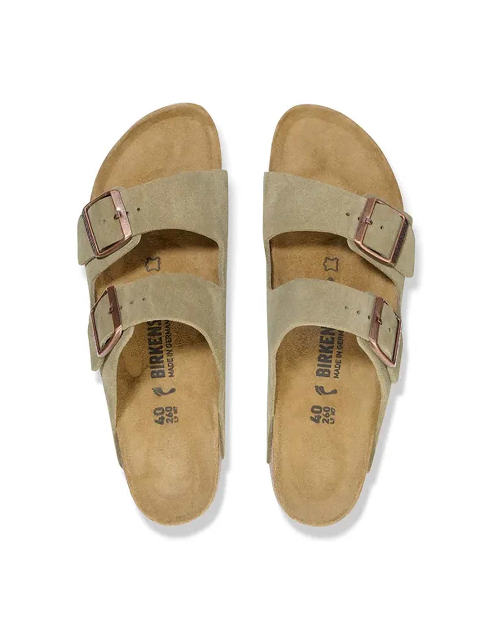 Arizona Buckle Flat Footbed Sandals - image 4