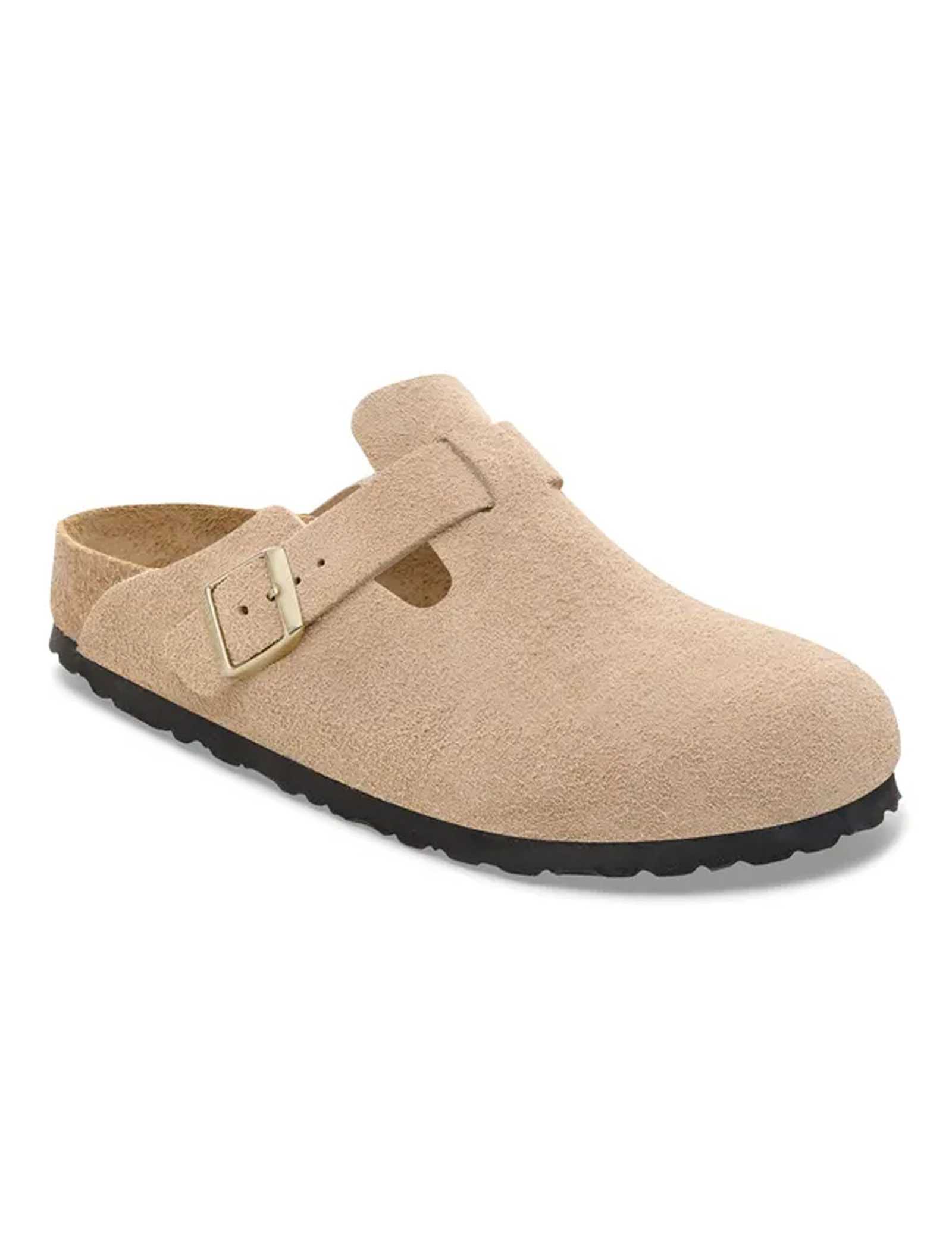 Boston Suede Footbed Clog Mules - image 2