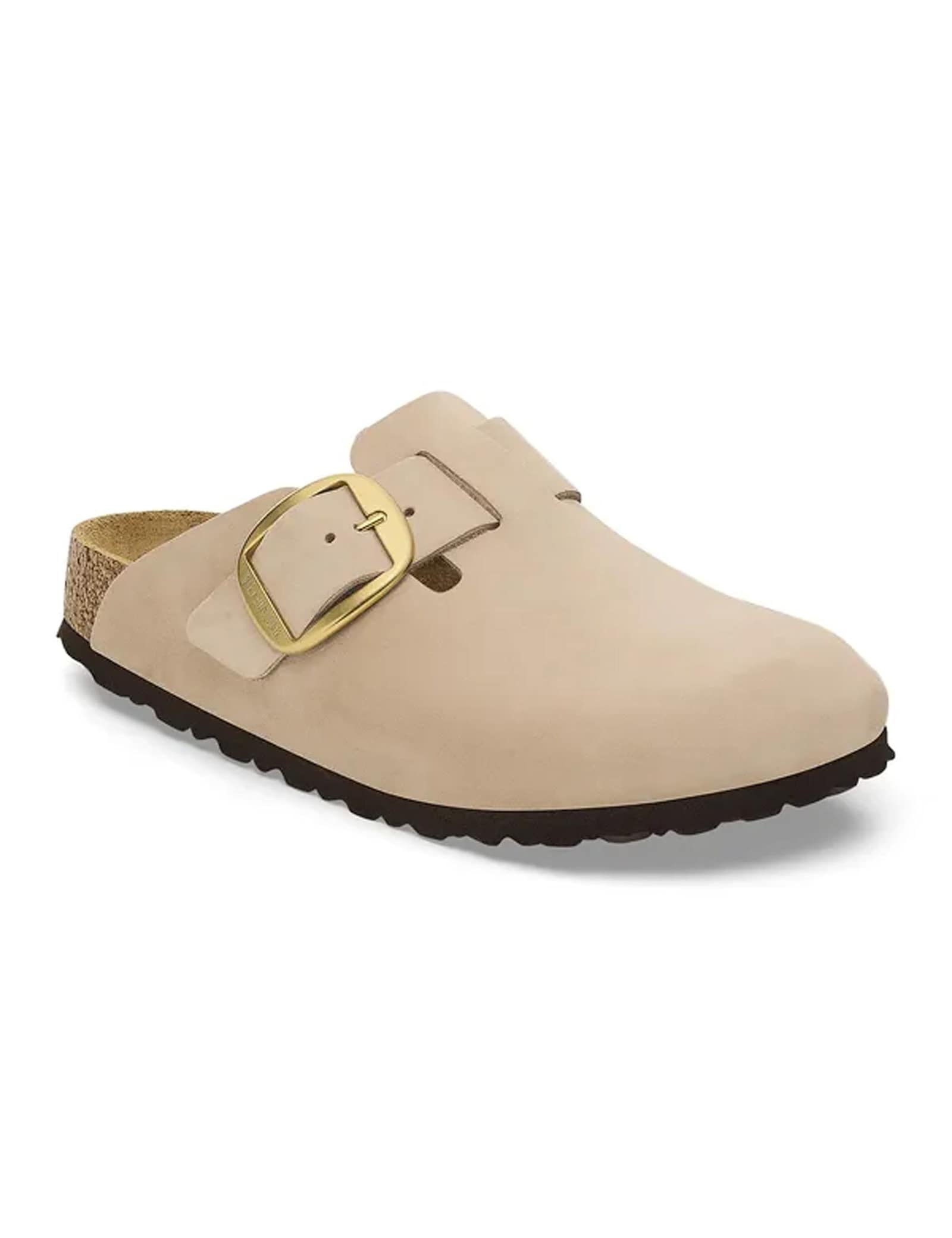 Boston Leather Big Buckle Clog Mules - image 3