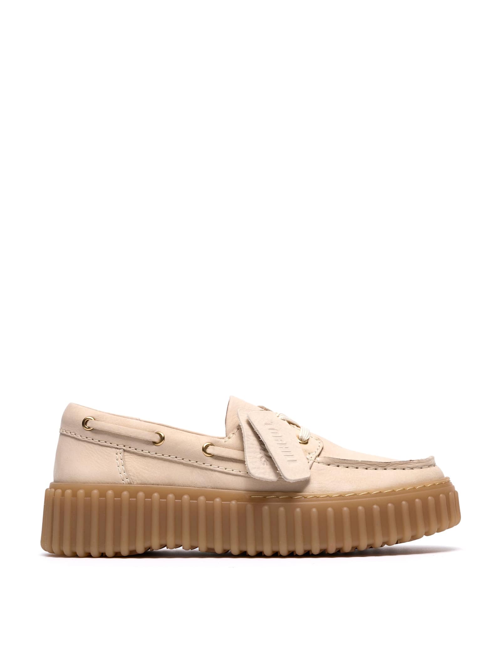 Leather Platform Boat Shoes - image 1